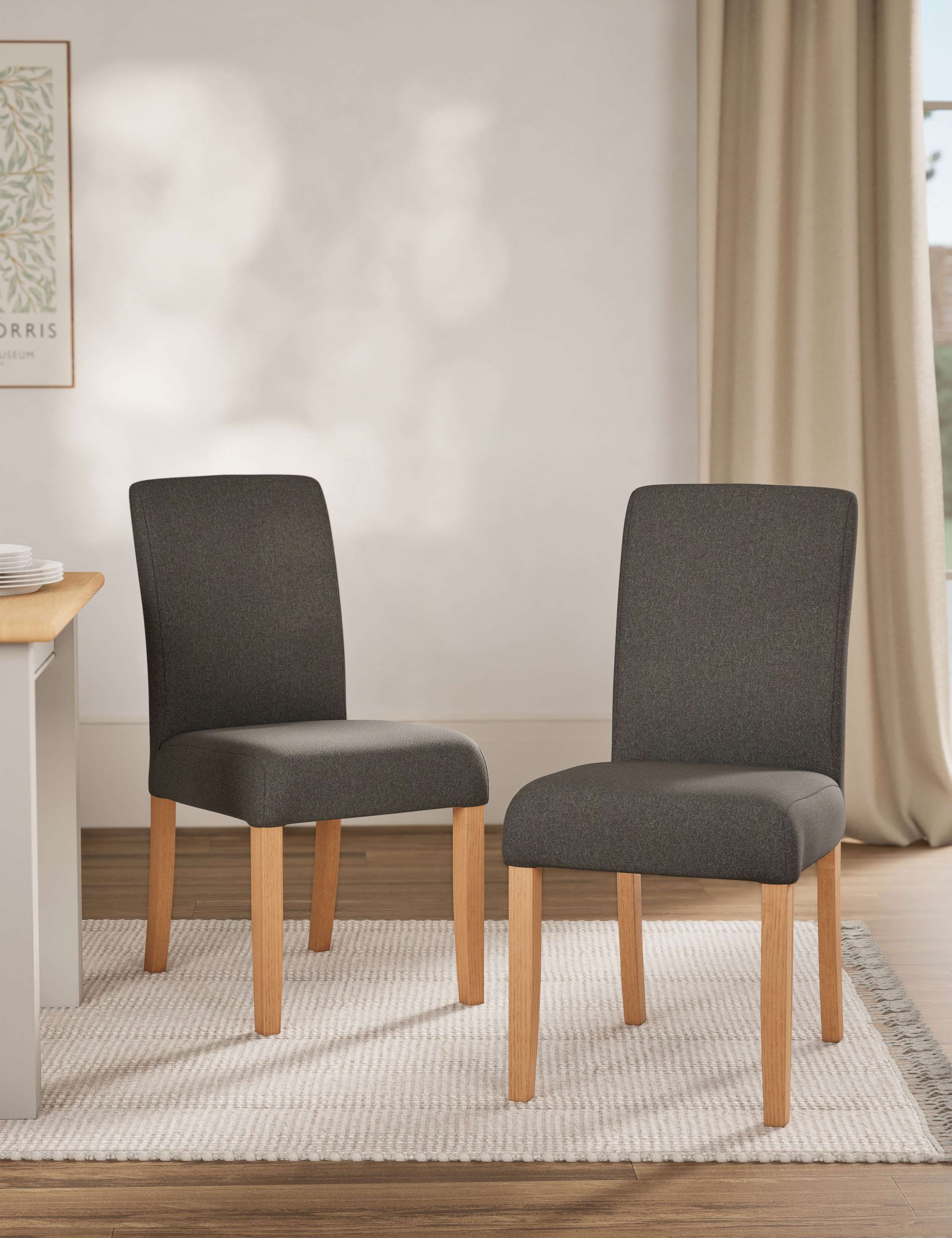 Set of 2 Malton Dining Chairs 1 of 5