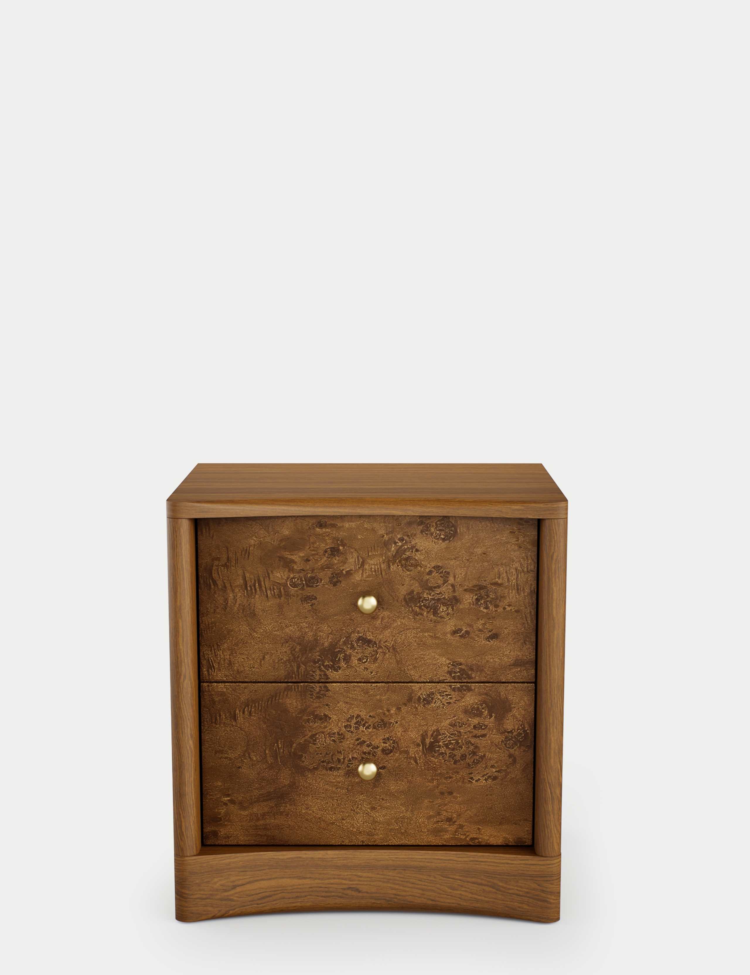 Burl Bedside Table 5 of 6