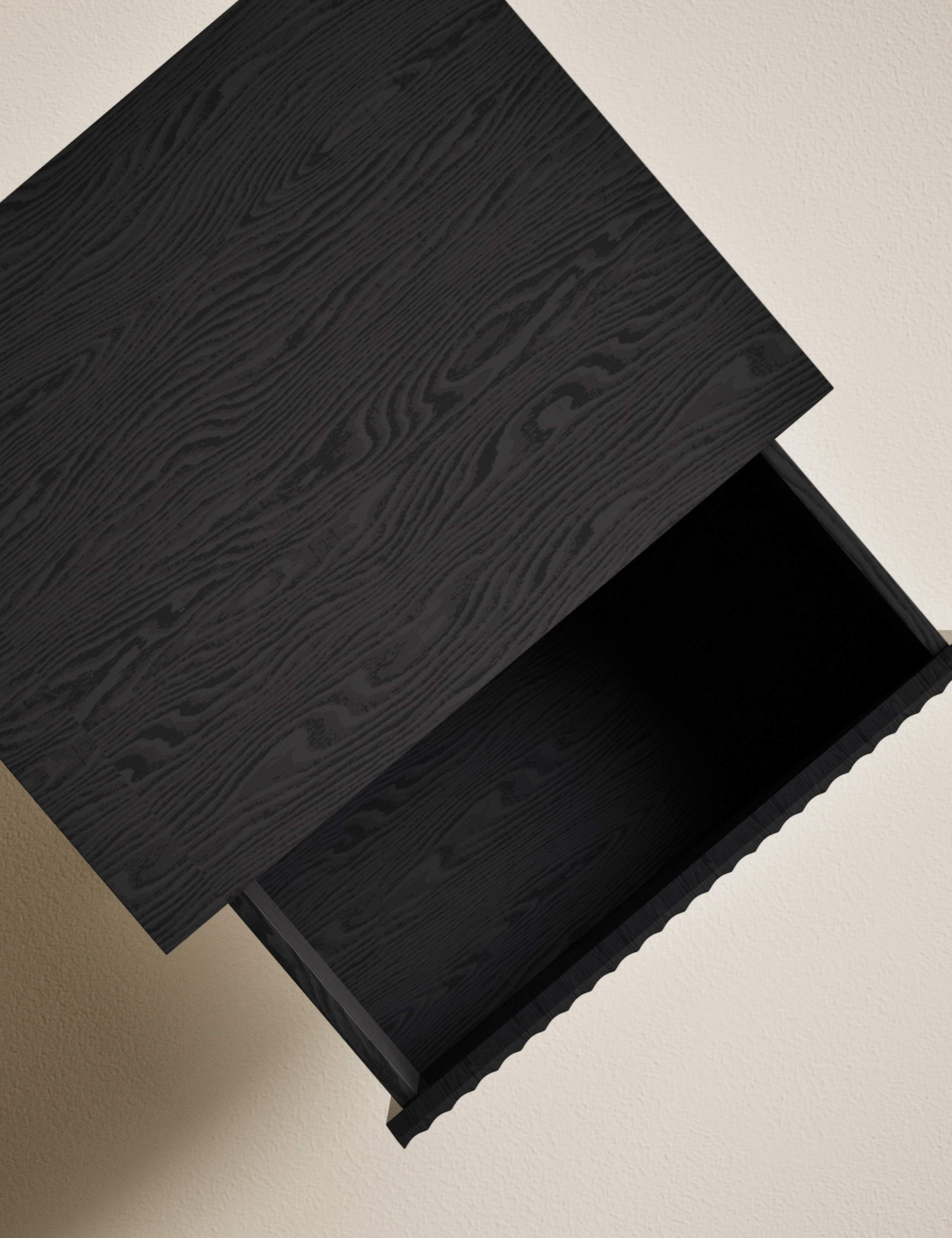 Fluted Bedside Table 3 of 6