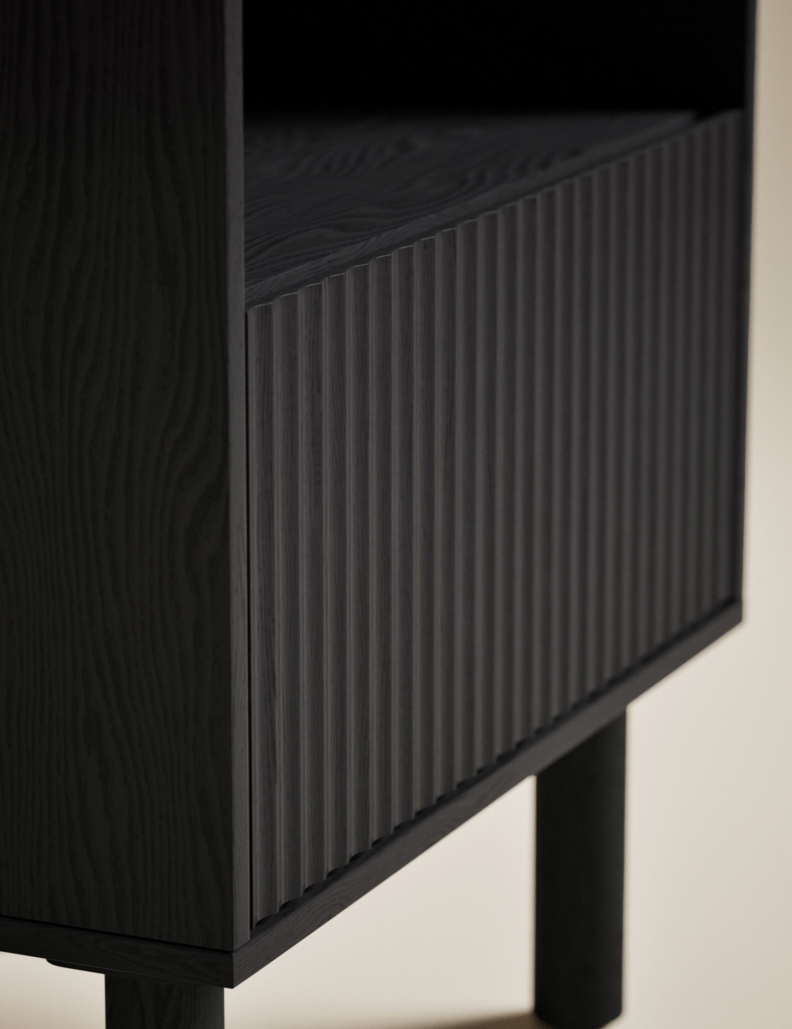 Fluted Bedside Table 5 of 6