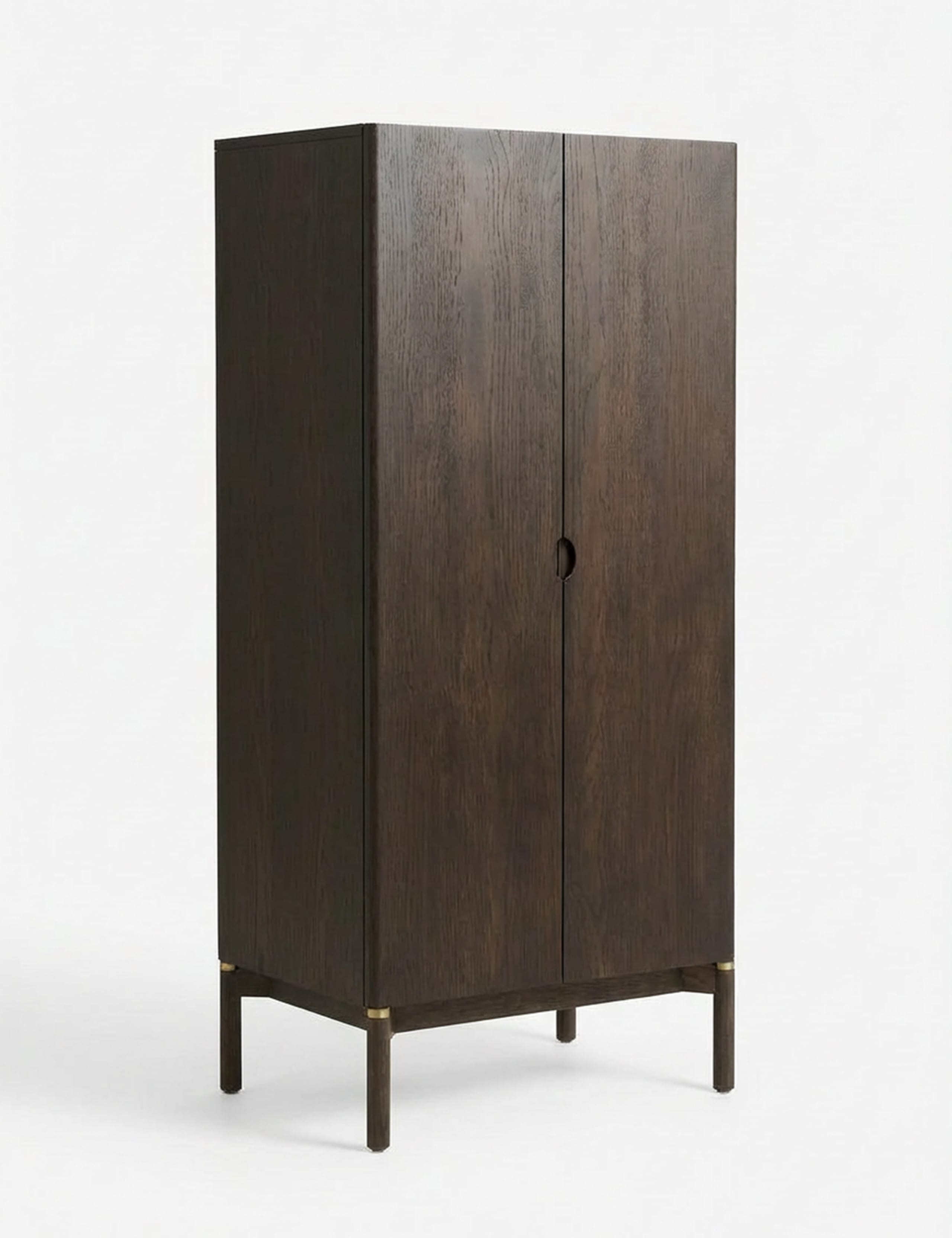 ARKA Dark Wood 2-Door Cupboard 4 of 4