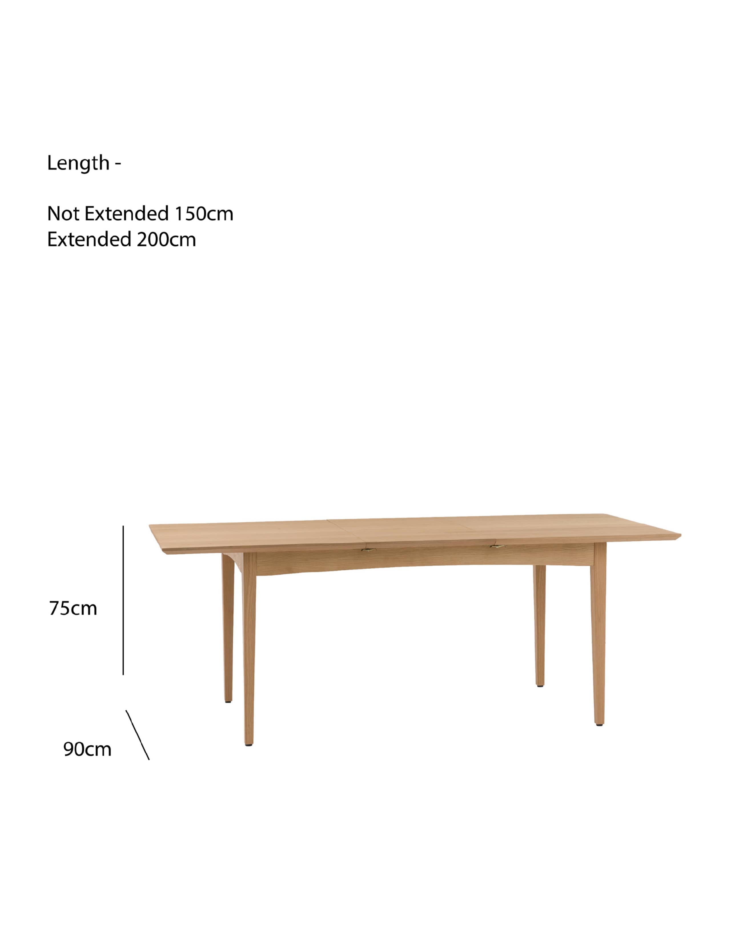 Rye Oak Extendable Dining Table 12 of 12