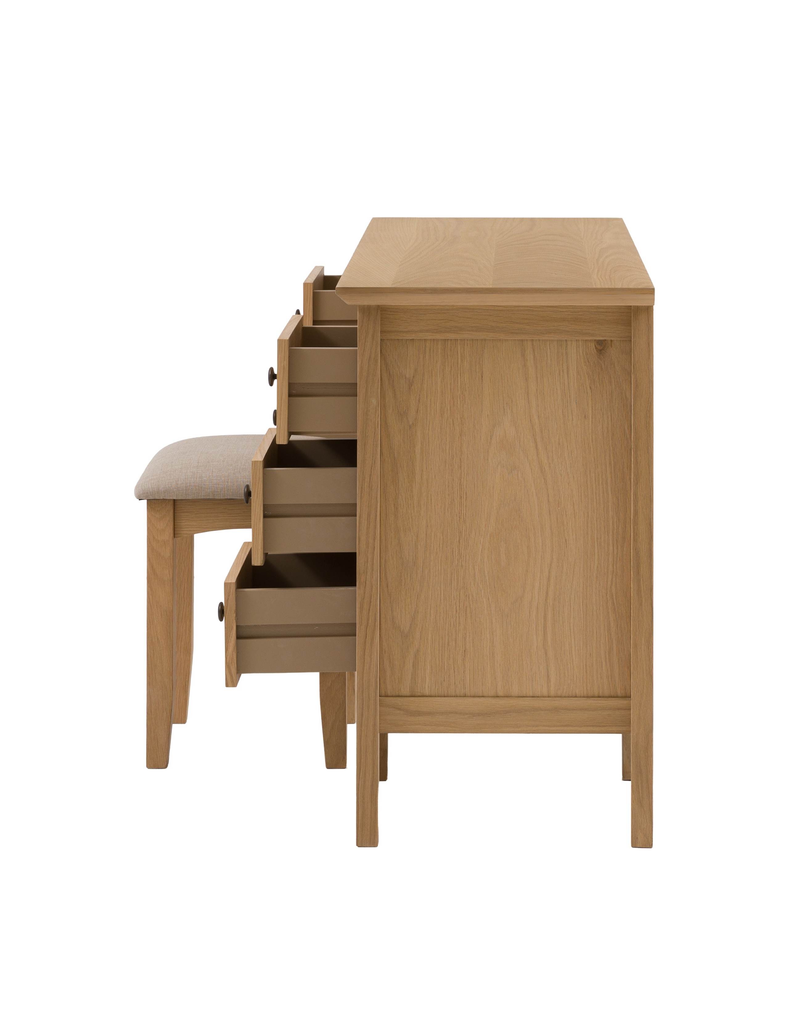 Rye 6 Drawer Dressing Table & Stool 8 of 11
