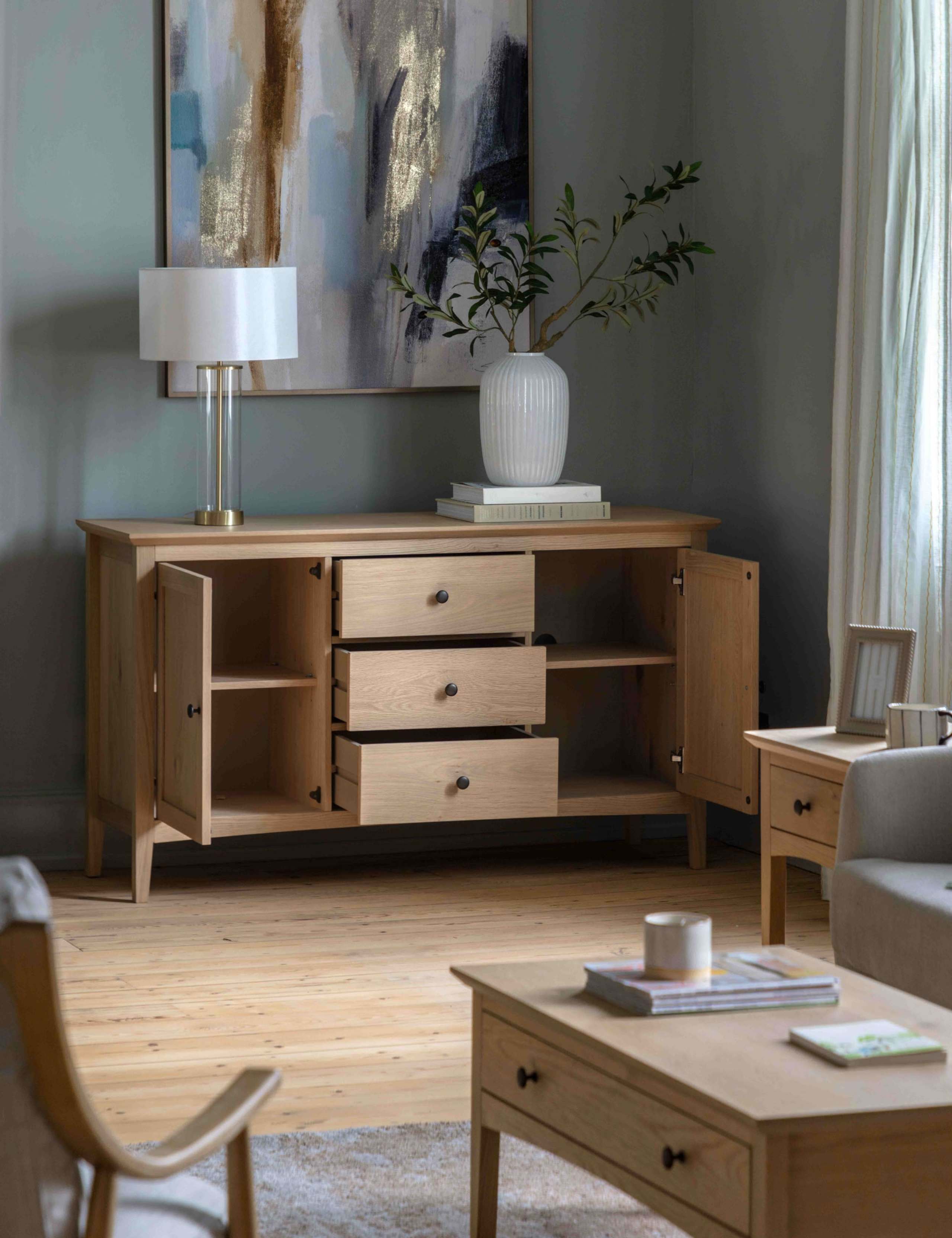 Rye 2 Door 3 Drawer Sideboard 11 of 12
