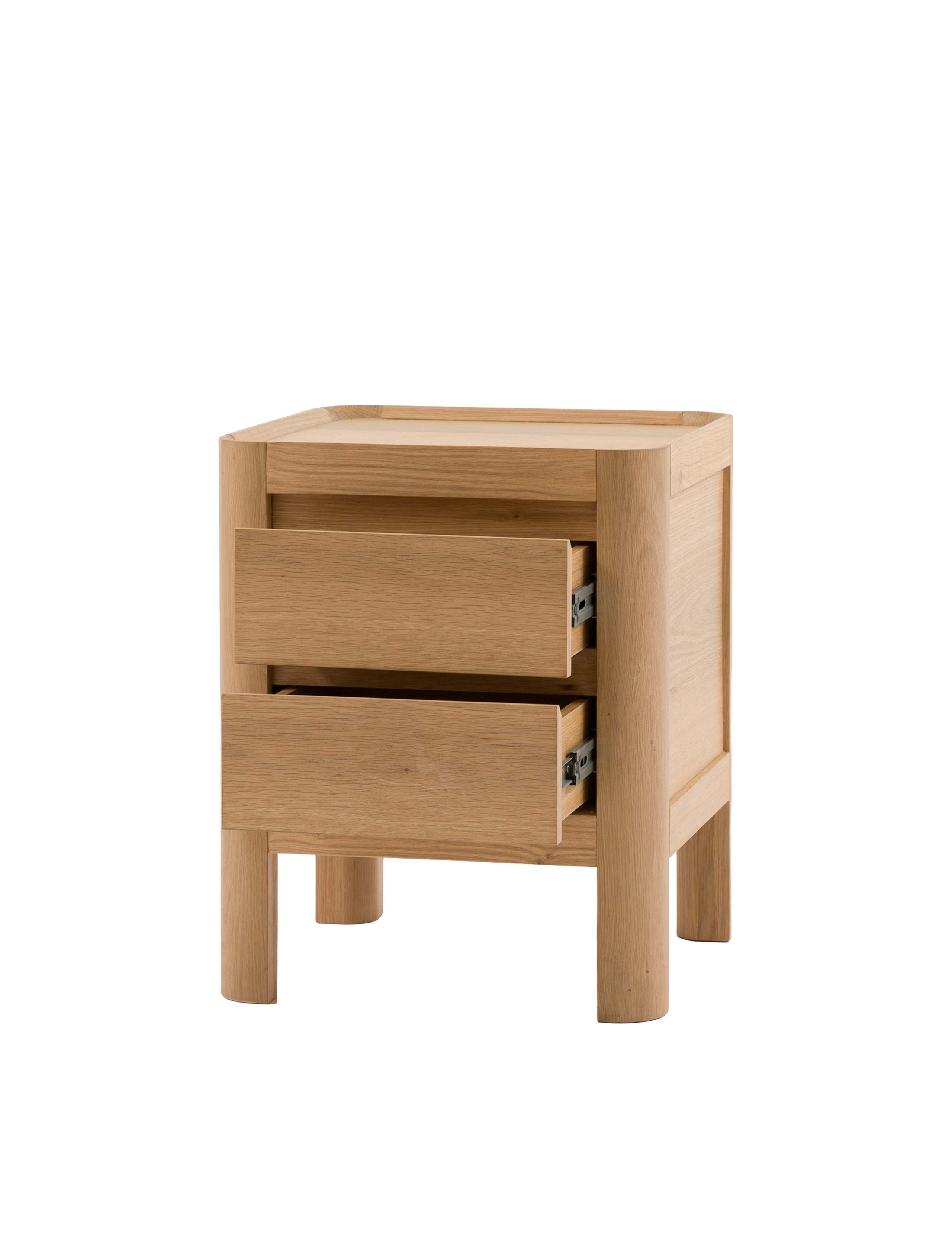 Ember Two Drawer Bedside Table 3 of 12