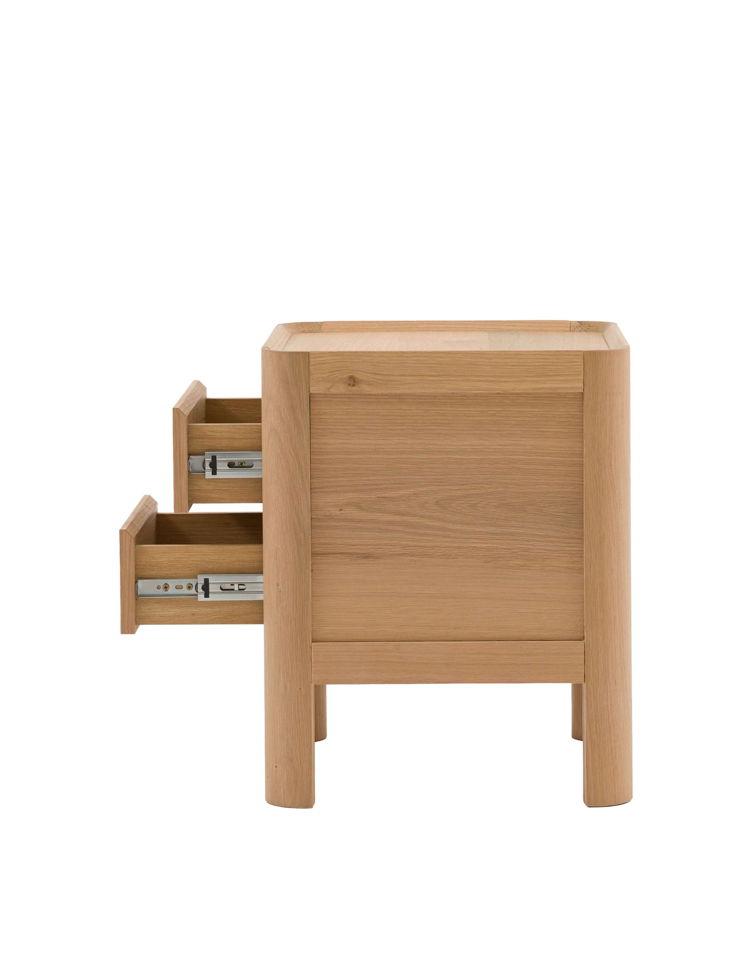 Ember Two Drawer Bedside Table 9 of 12