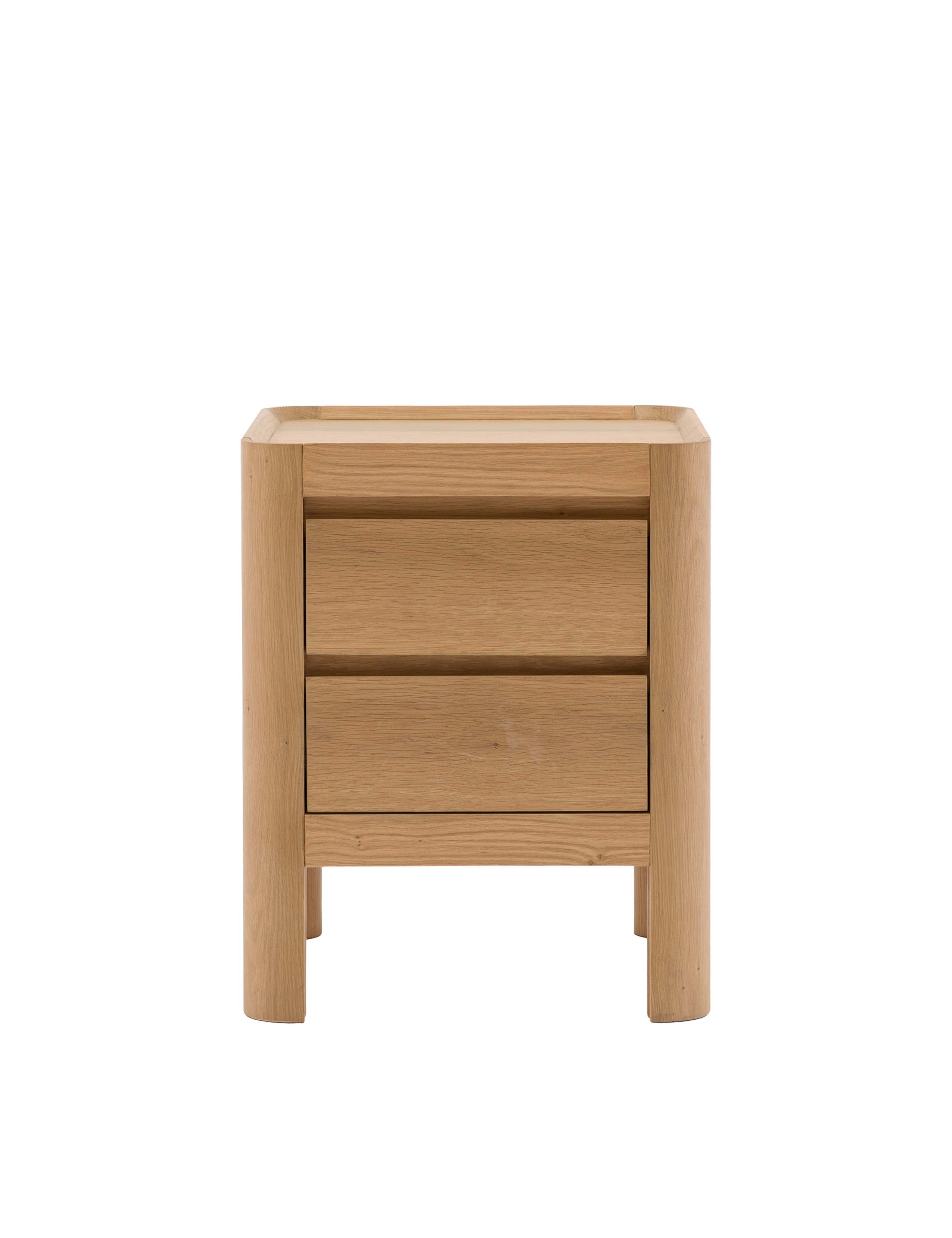 Ember Two Drawer Bedside Table 2 of 12