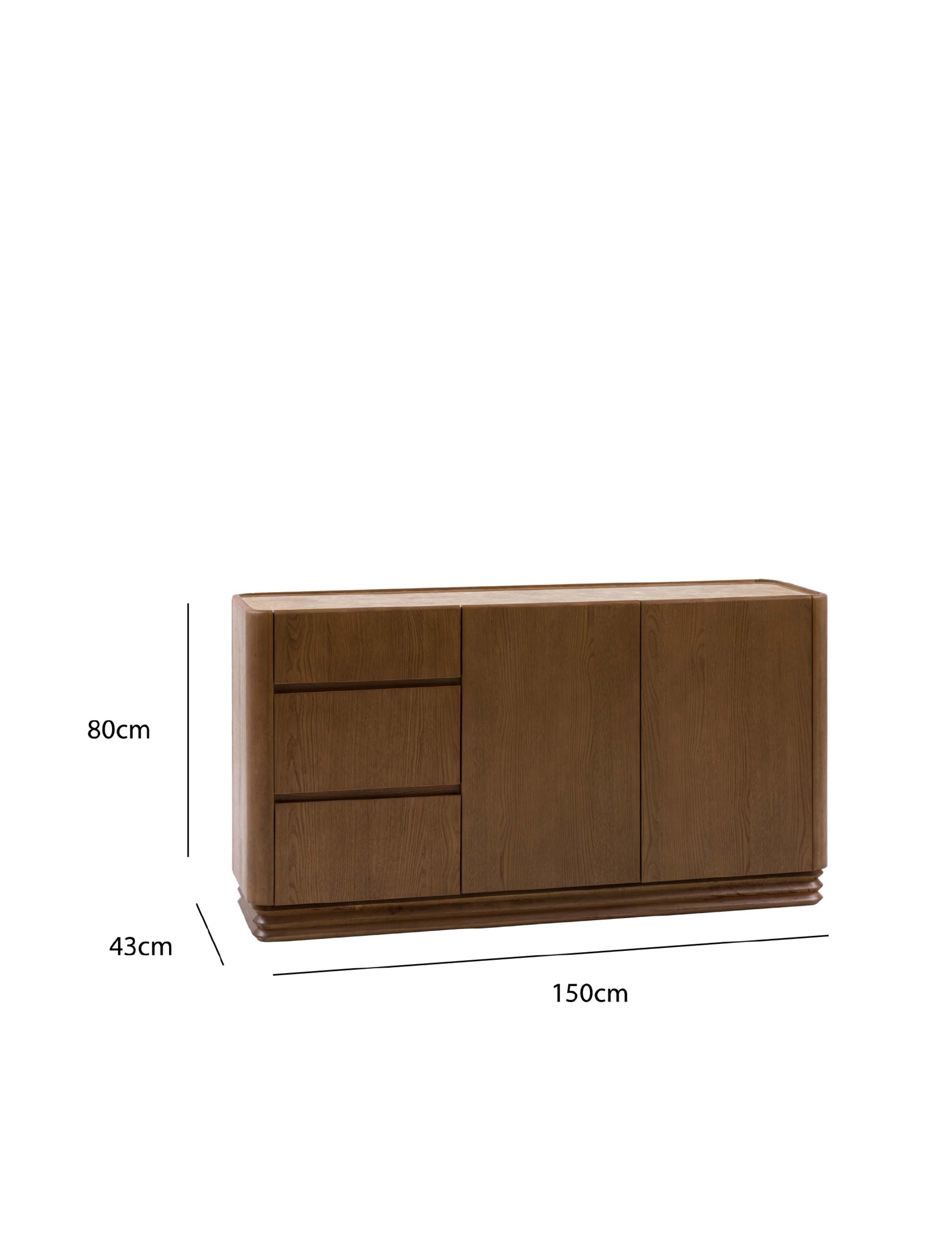 Dempsey 3 Drawer Sideboard 12 of 12