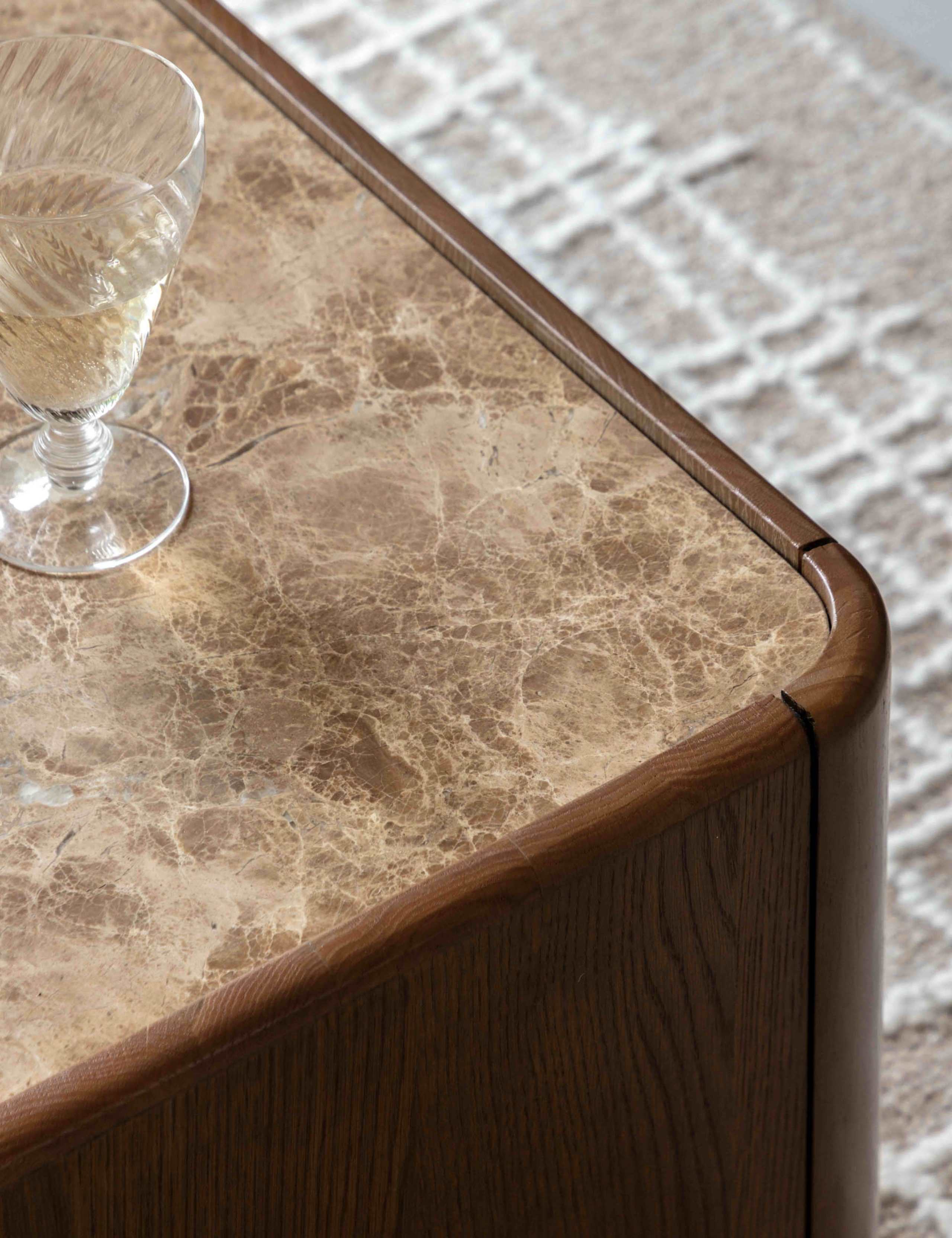 Demspey Marble Top Coffee Table 5 of 11