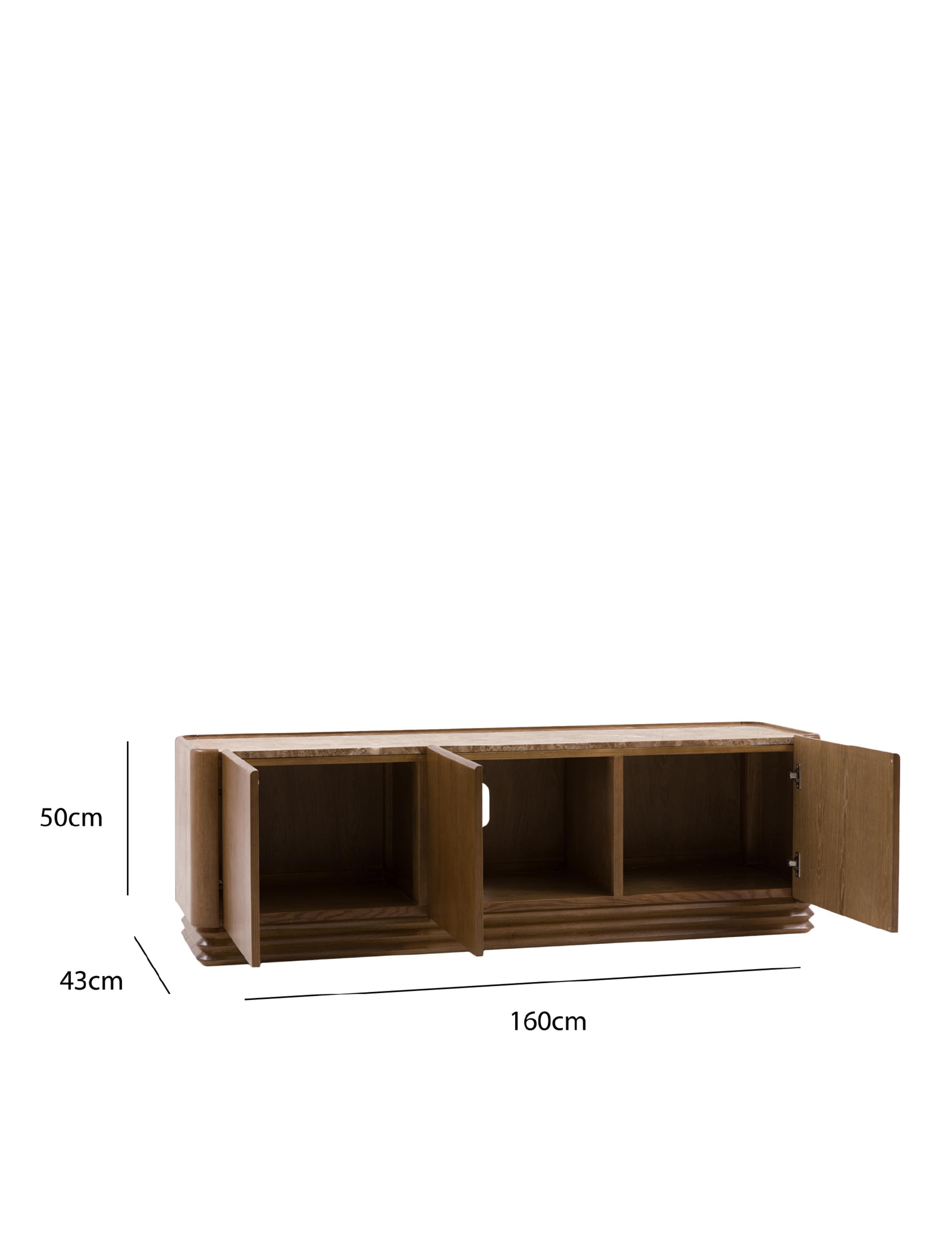 Dempsey Large 3 Door TV Unit 12 of 12
