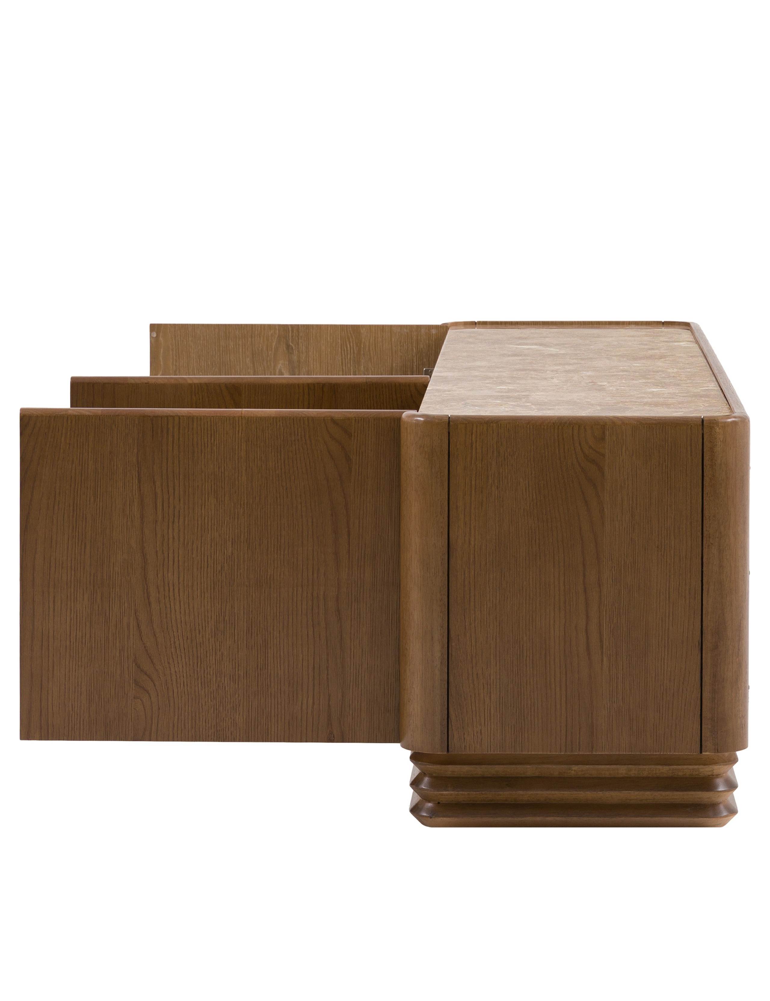 Dempsey Large 3 Door TV Unit 7 of 11