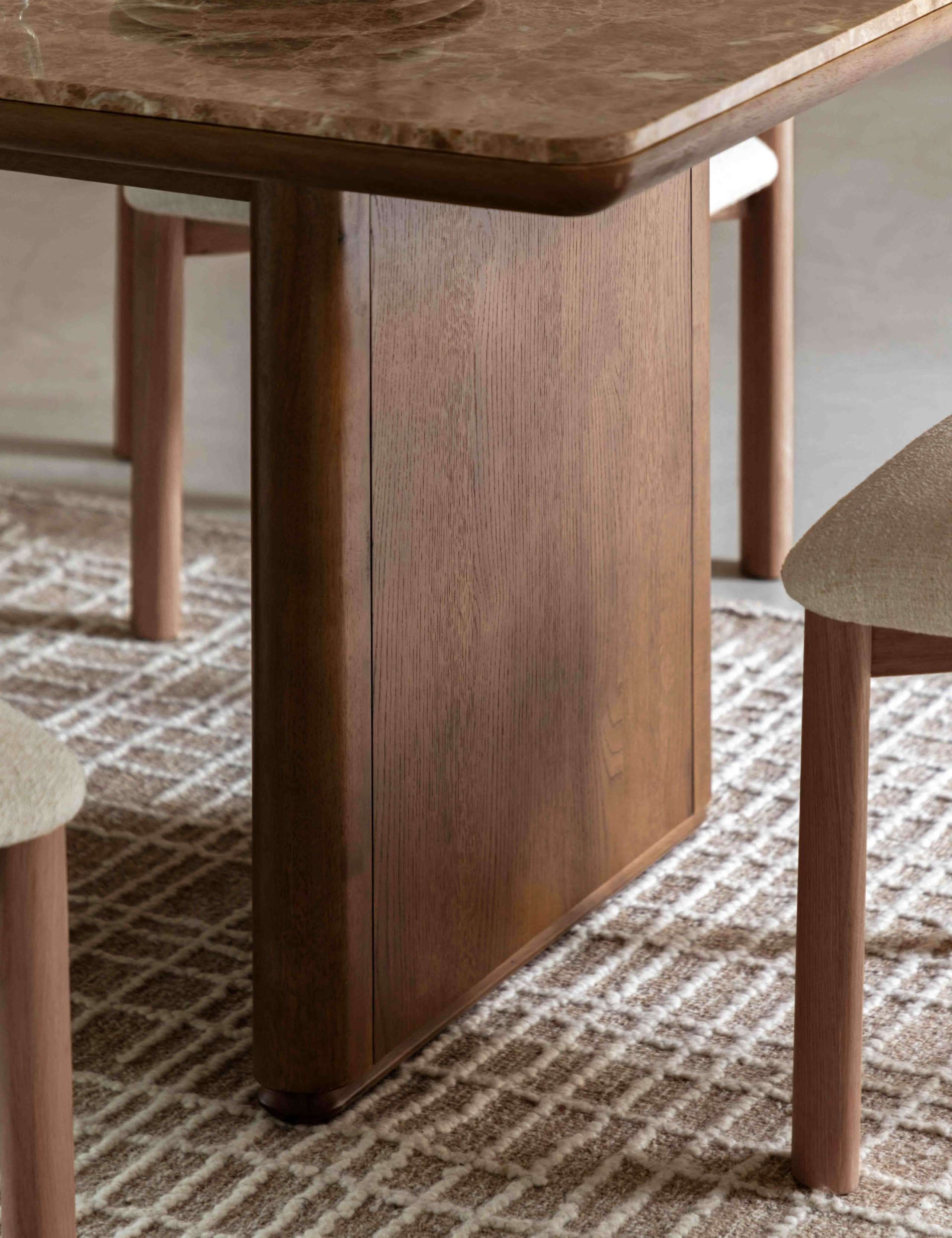 Dempsey Marble Dining Table 3 of 11
