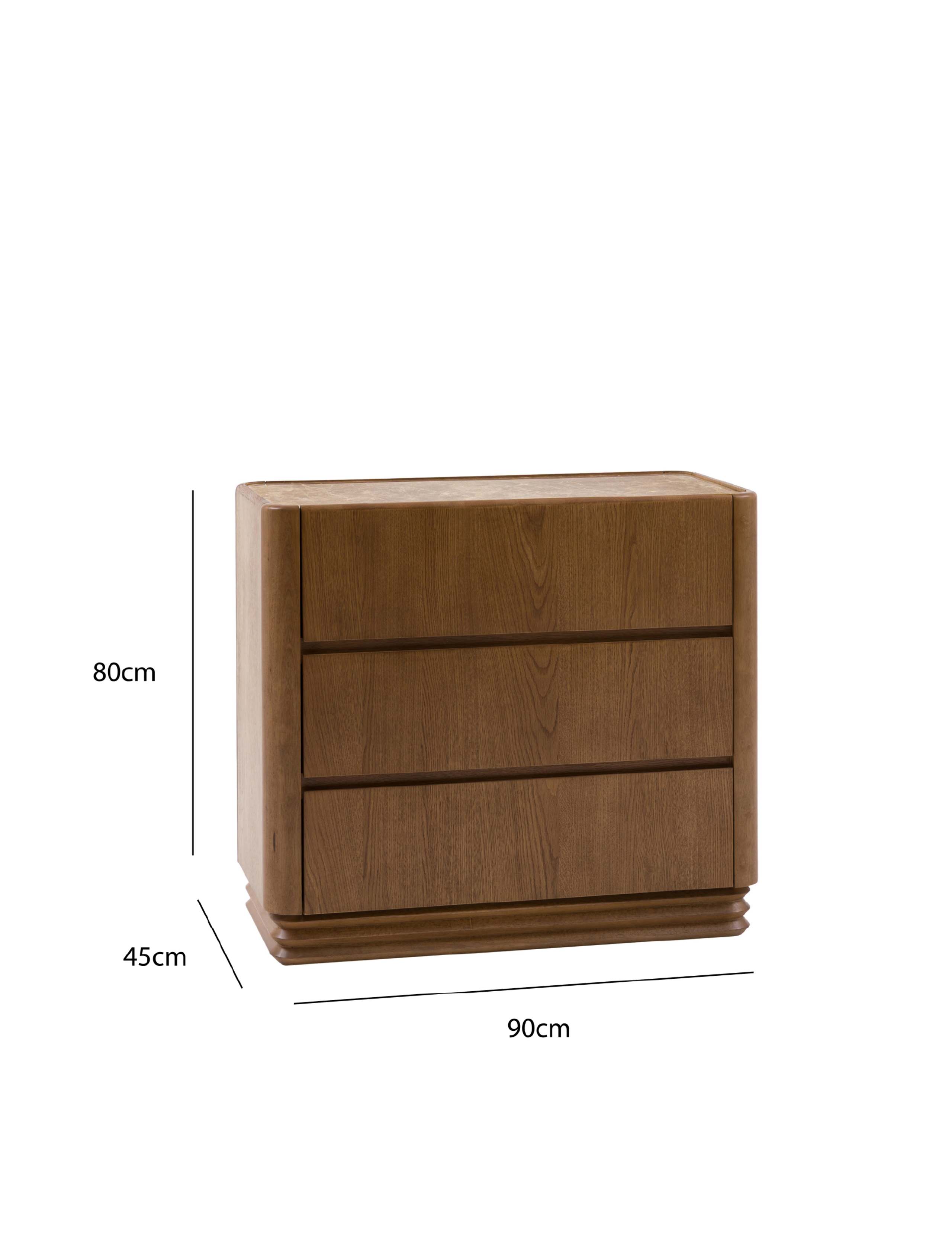 Dempsey 3 Drawer Chest 12 of 12