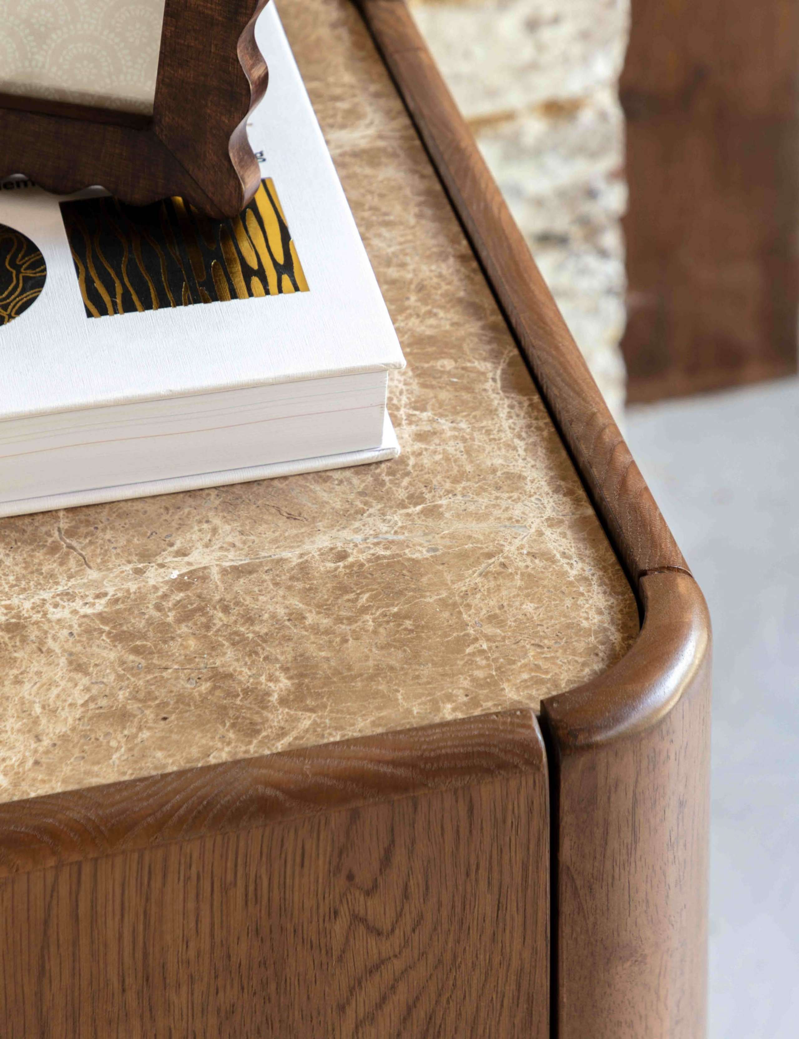 Dempsey Two Drawer Bedside Table 9 of 11