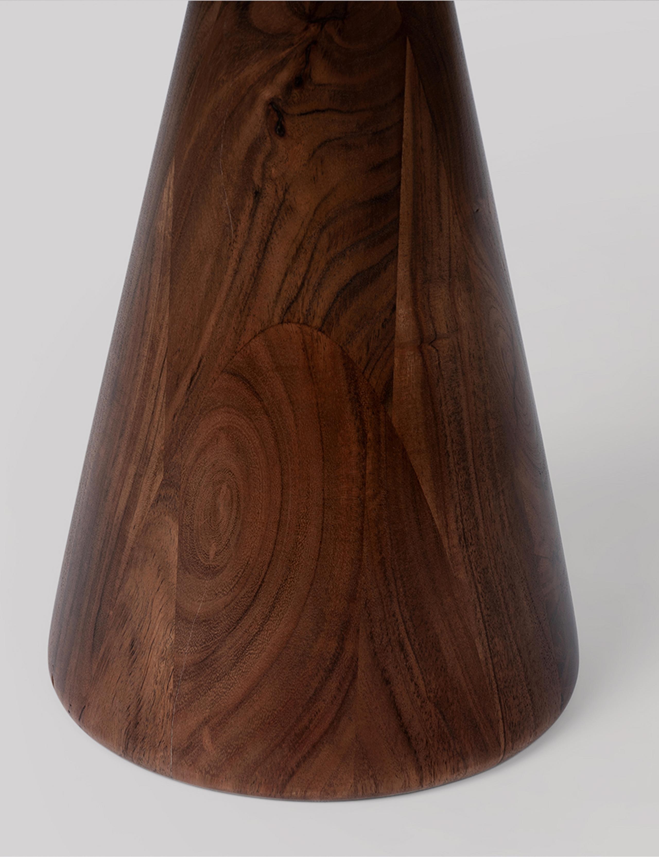 Figura Acacia Wood Side Table 3 of 4