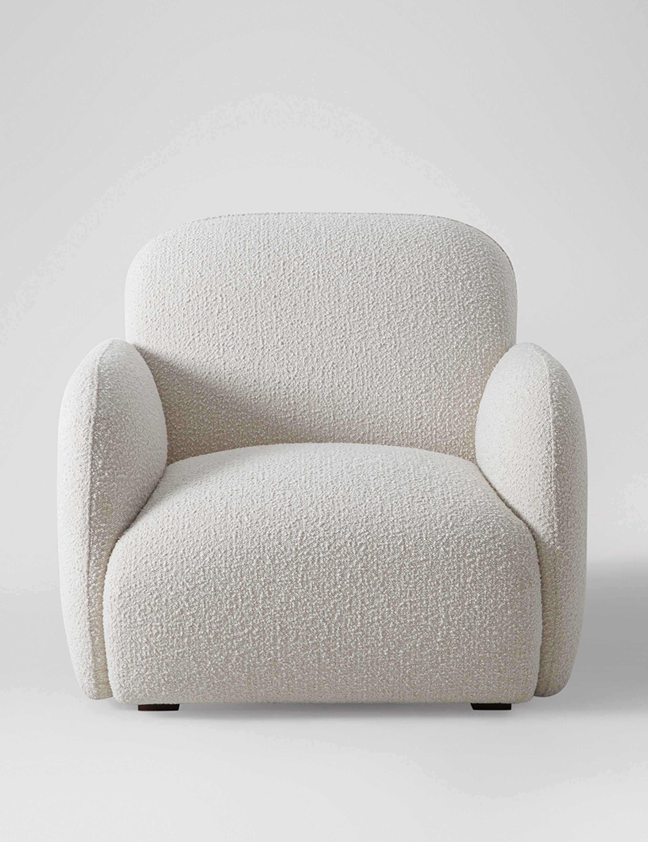 Briar Bouclé Fabric Armchair 2 of 6