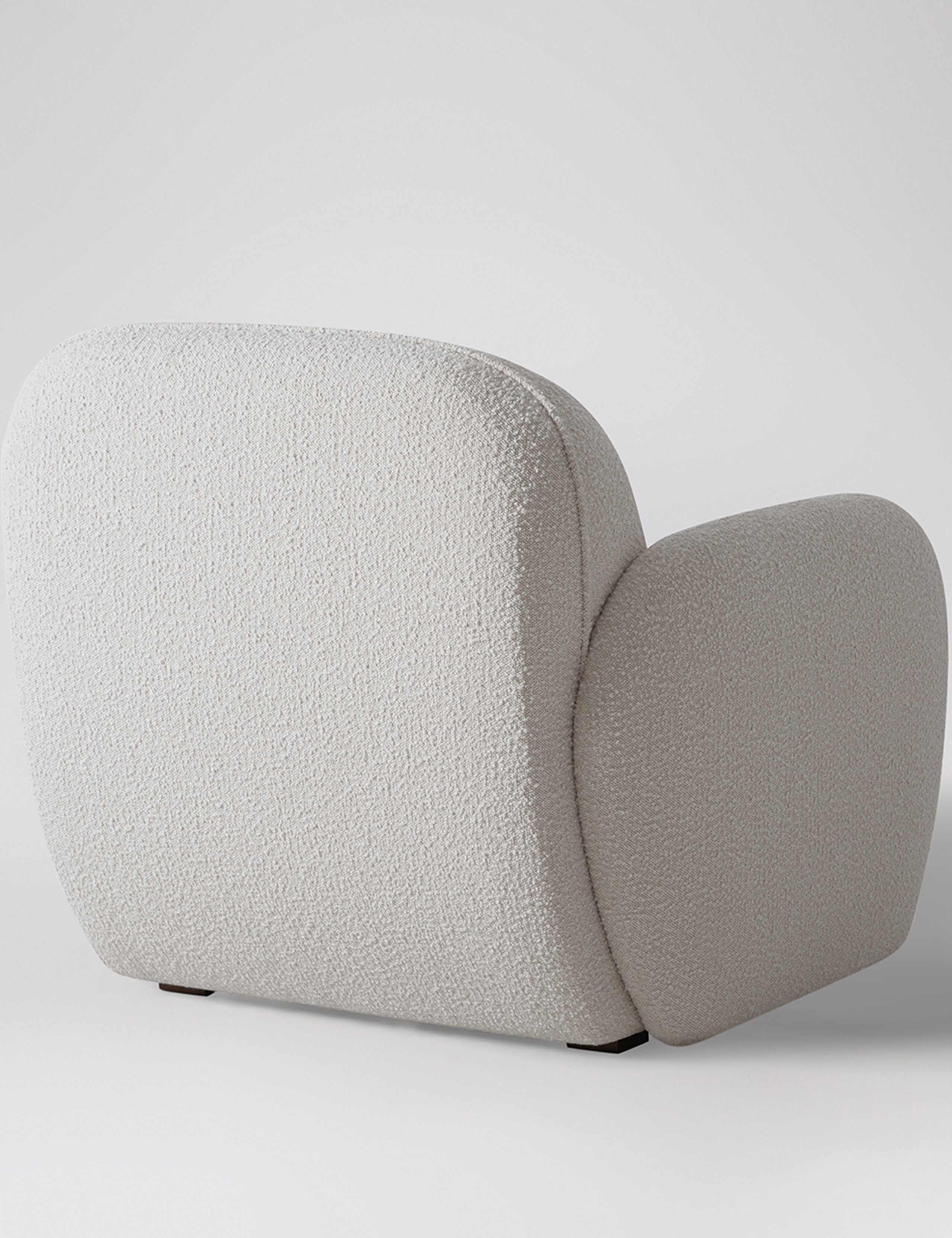 Briar Bouclé Fabric Armchair 3 of 6