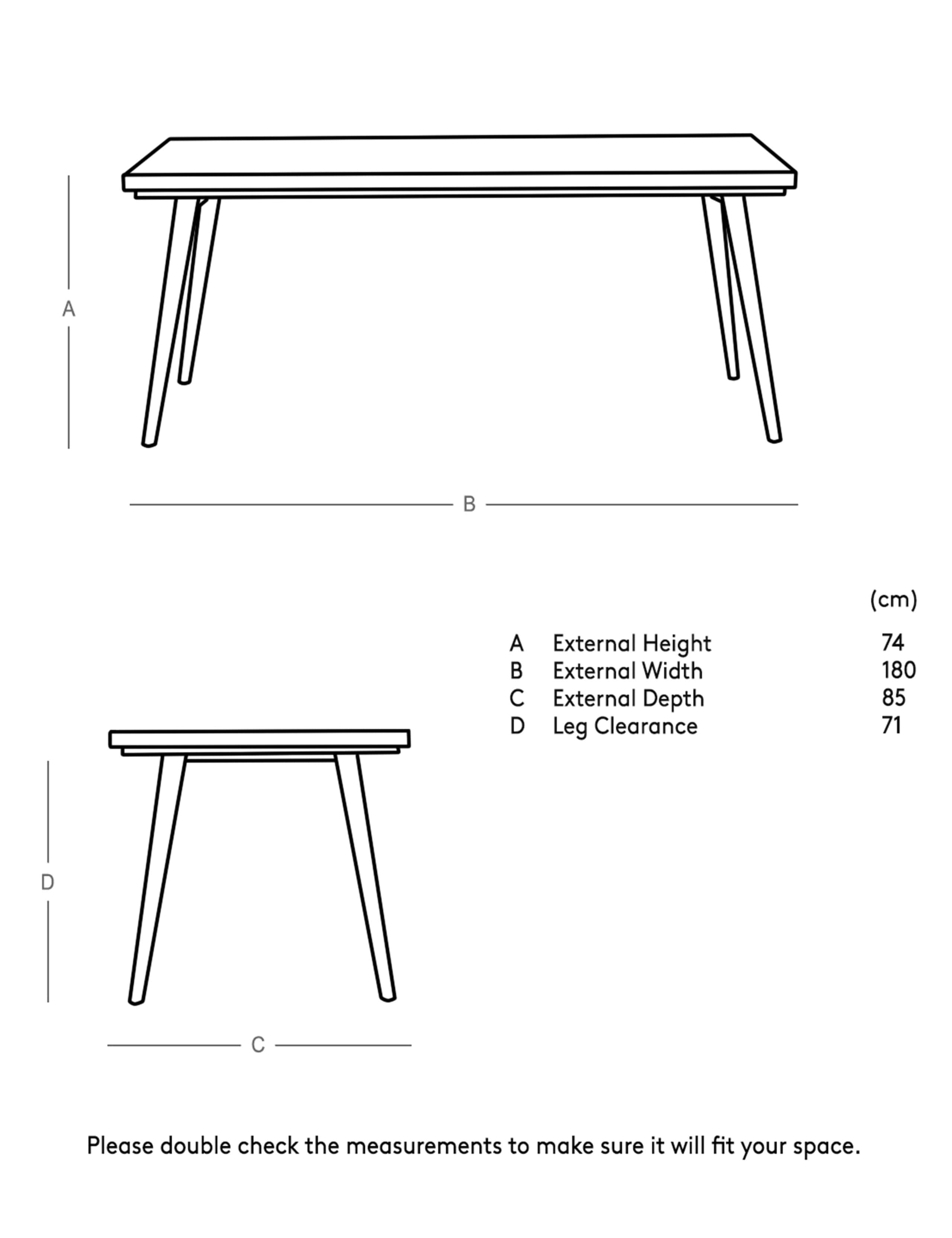 Metz Mango Wood 8 Seater Dining Table 6 of 6