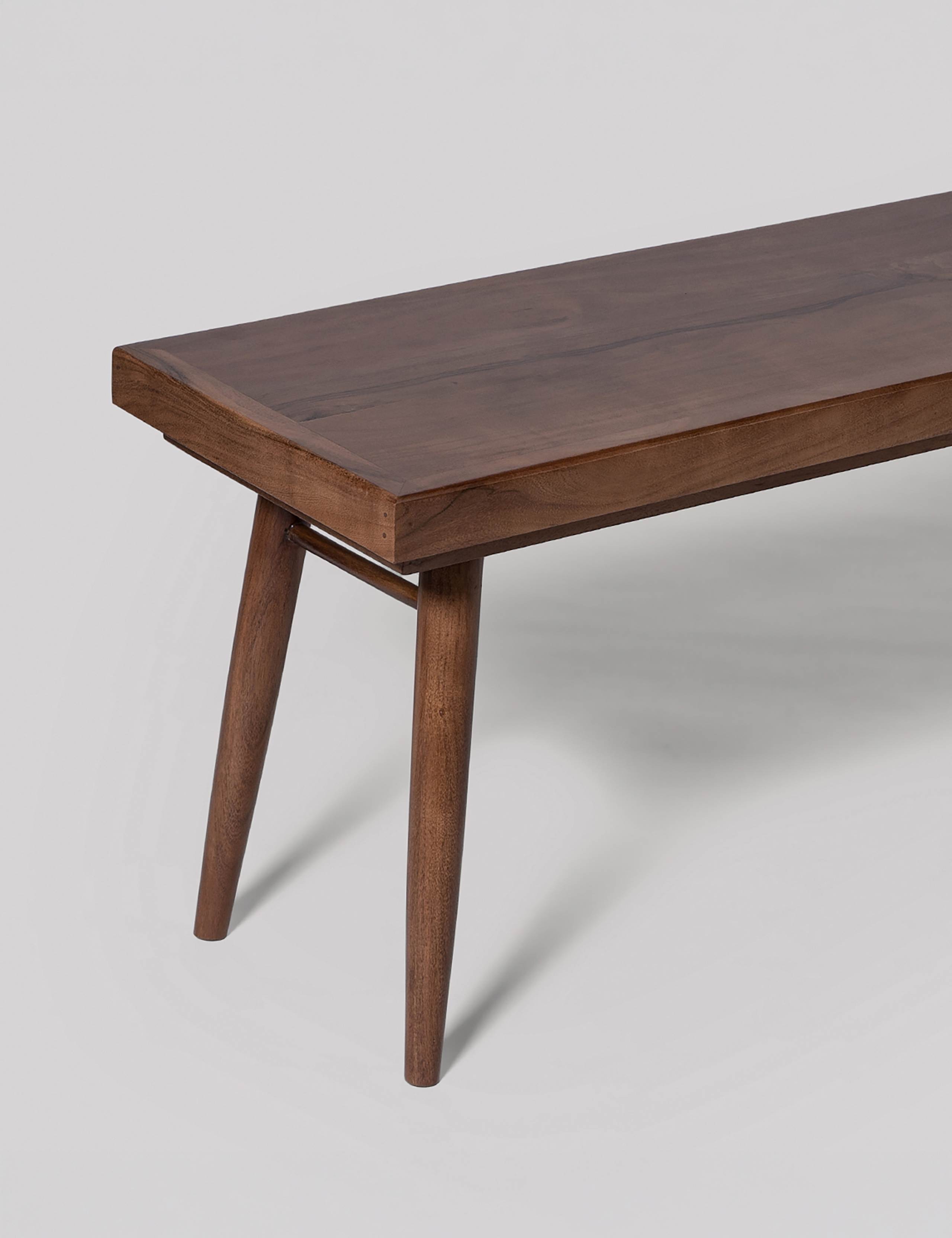 Metz Acacia Wood Bench 2 of 6