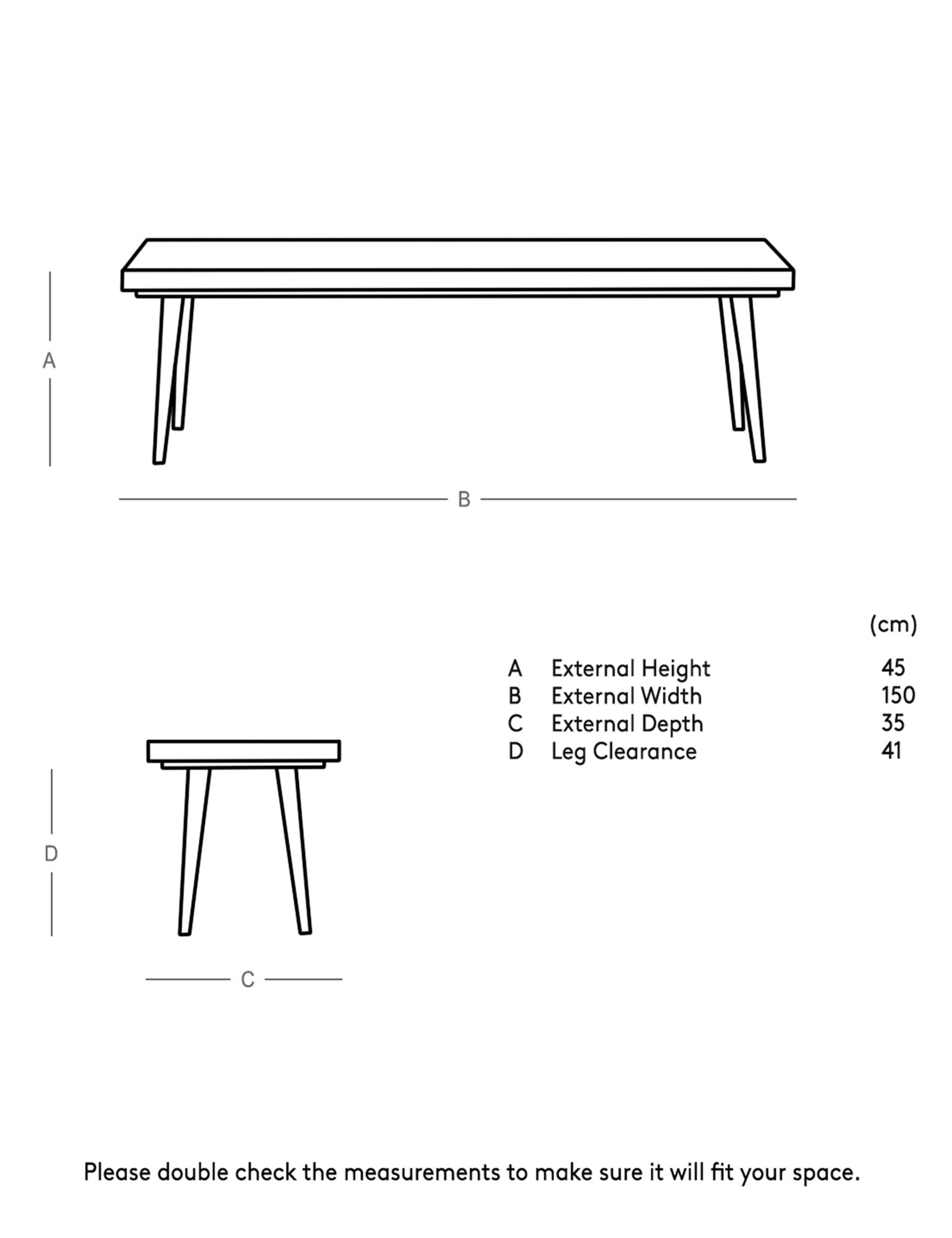Metz Acacia Wood Bench 6 of 6