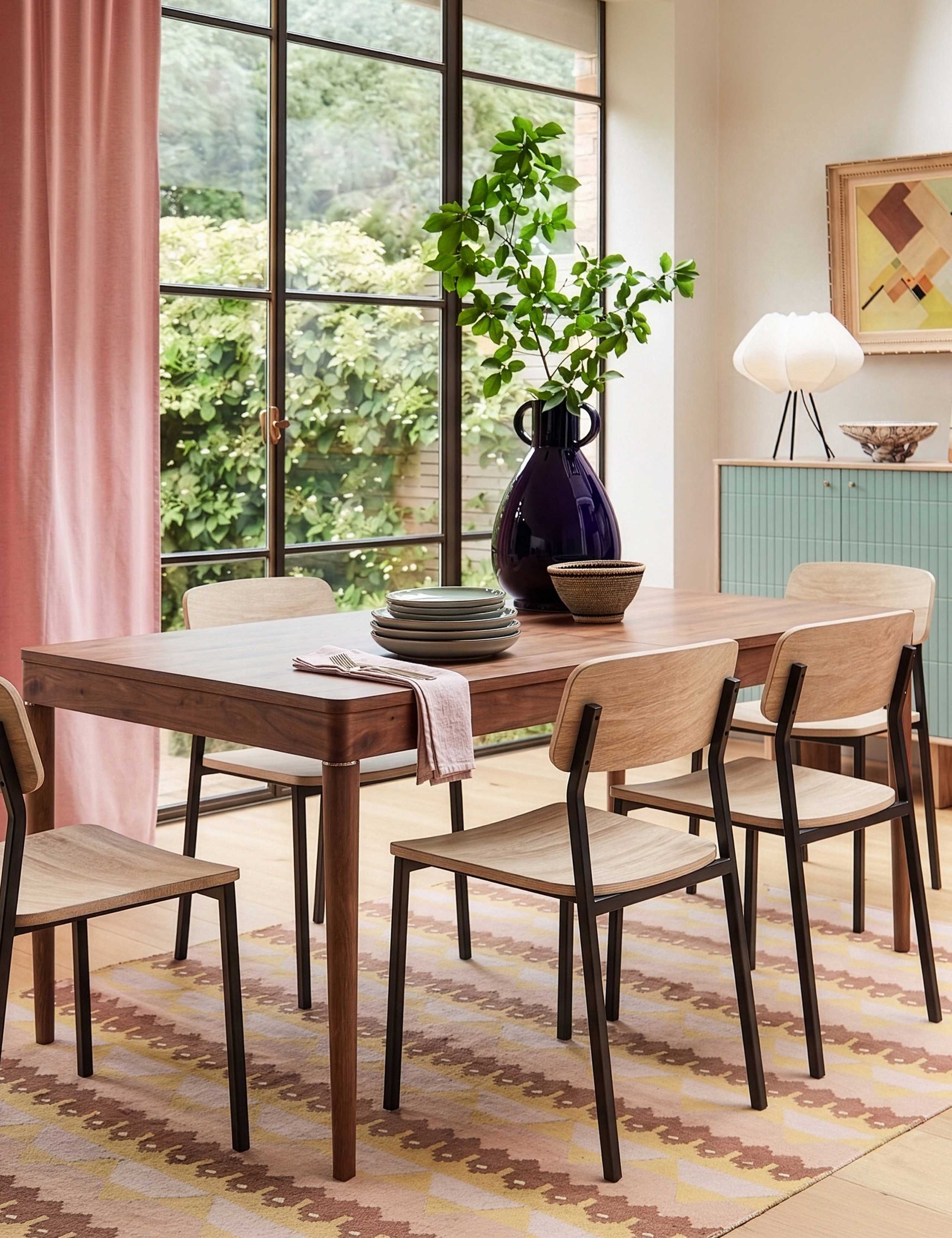 Bjorn Acacia Wood Extending Dining Table 5 of 6
