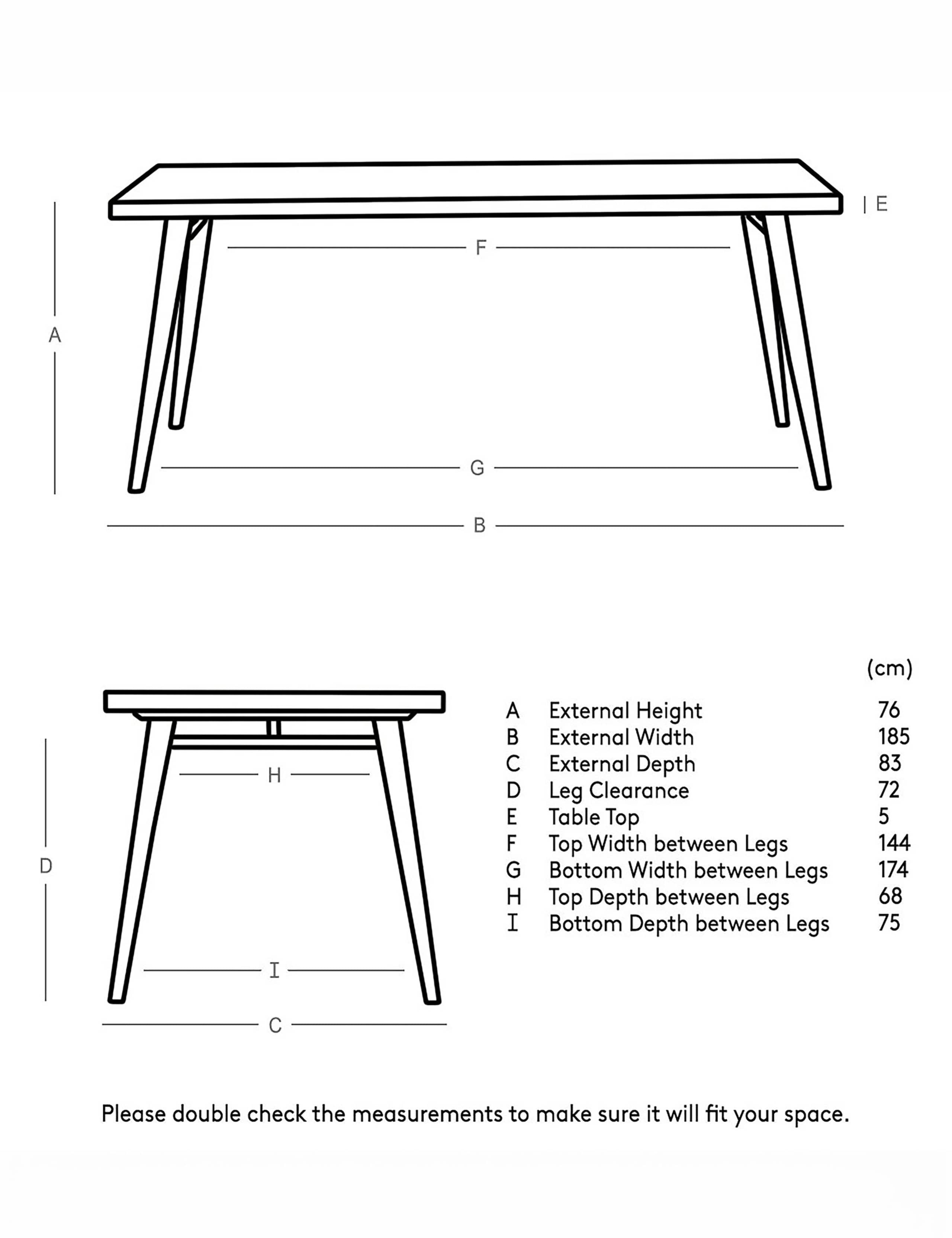Terning Mango Wood 8 Seater Dining Table 5 of 5