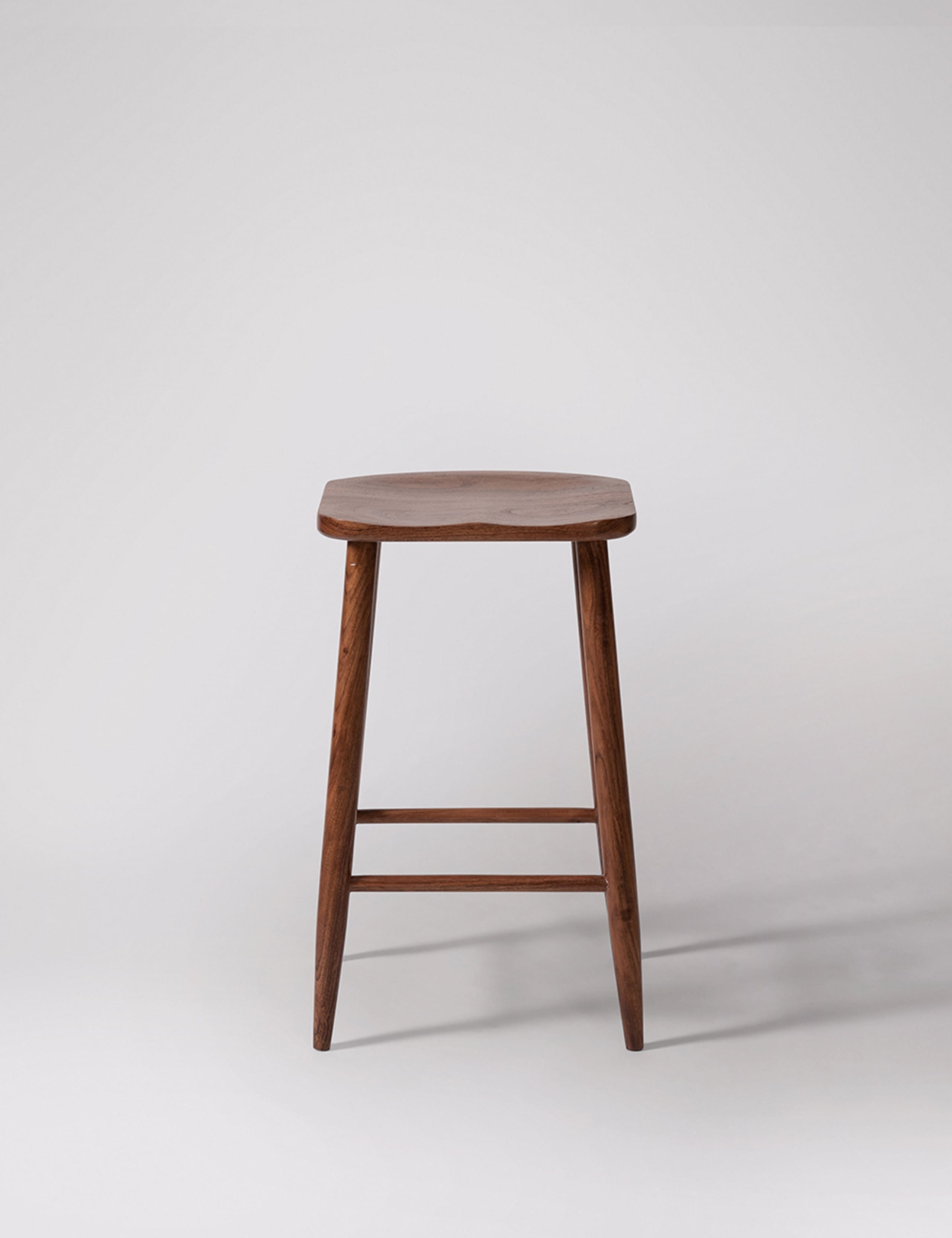 Set of 2 Southwark Acacia Wood Kitchen Stools 5 of 6