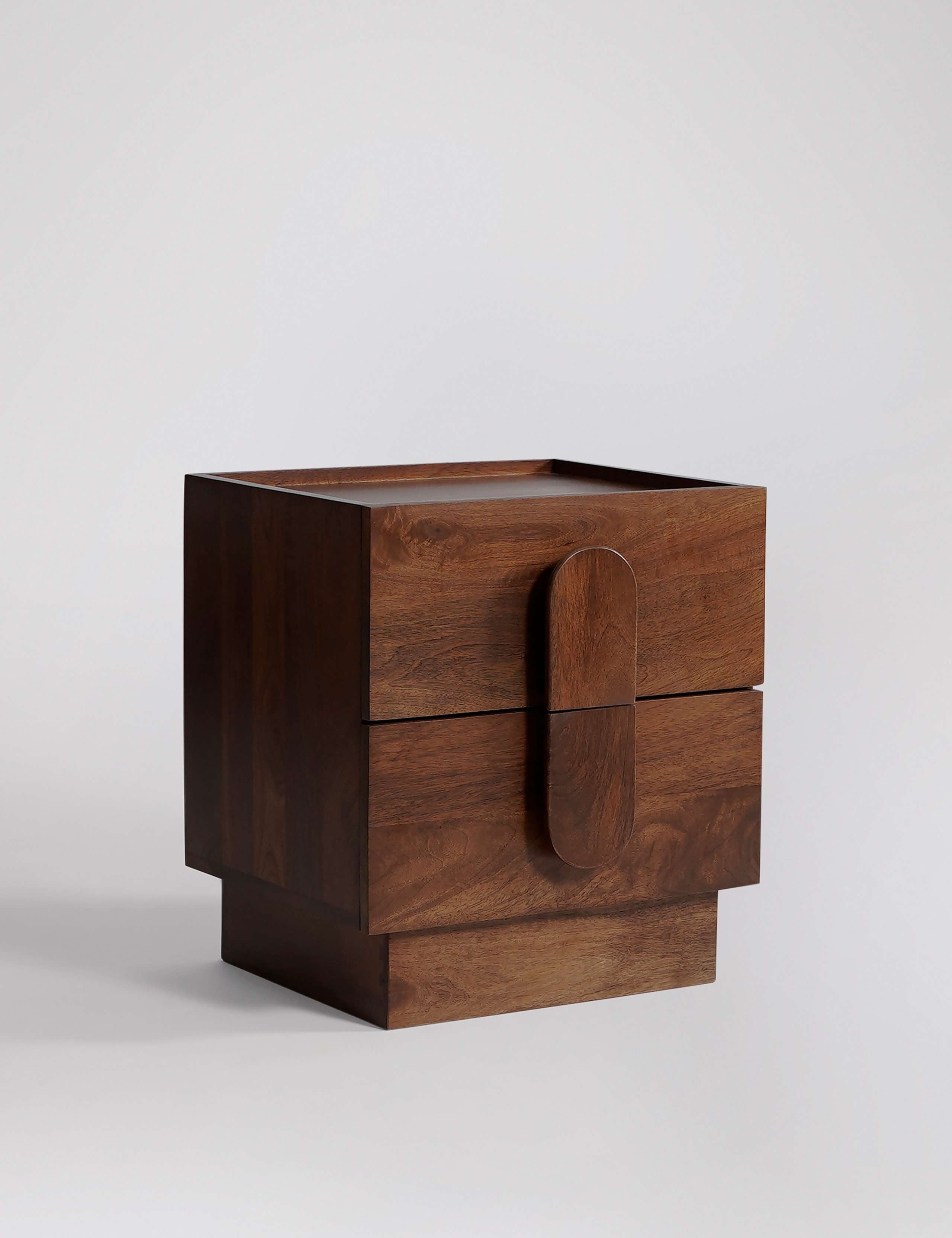 Rolo Mango Wood 2 Drawer Bedside Table 2 of 5