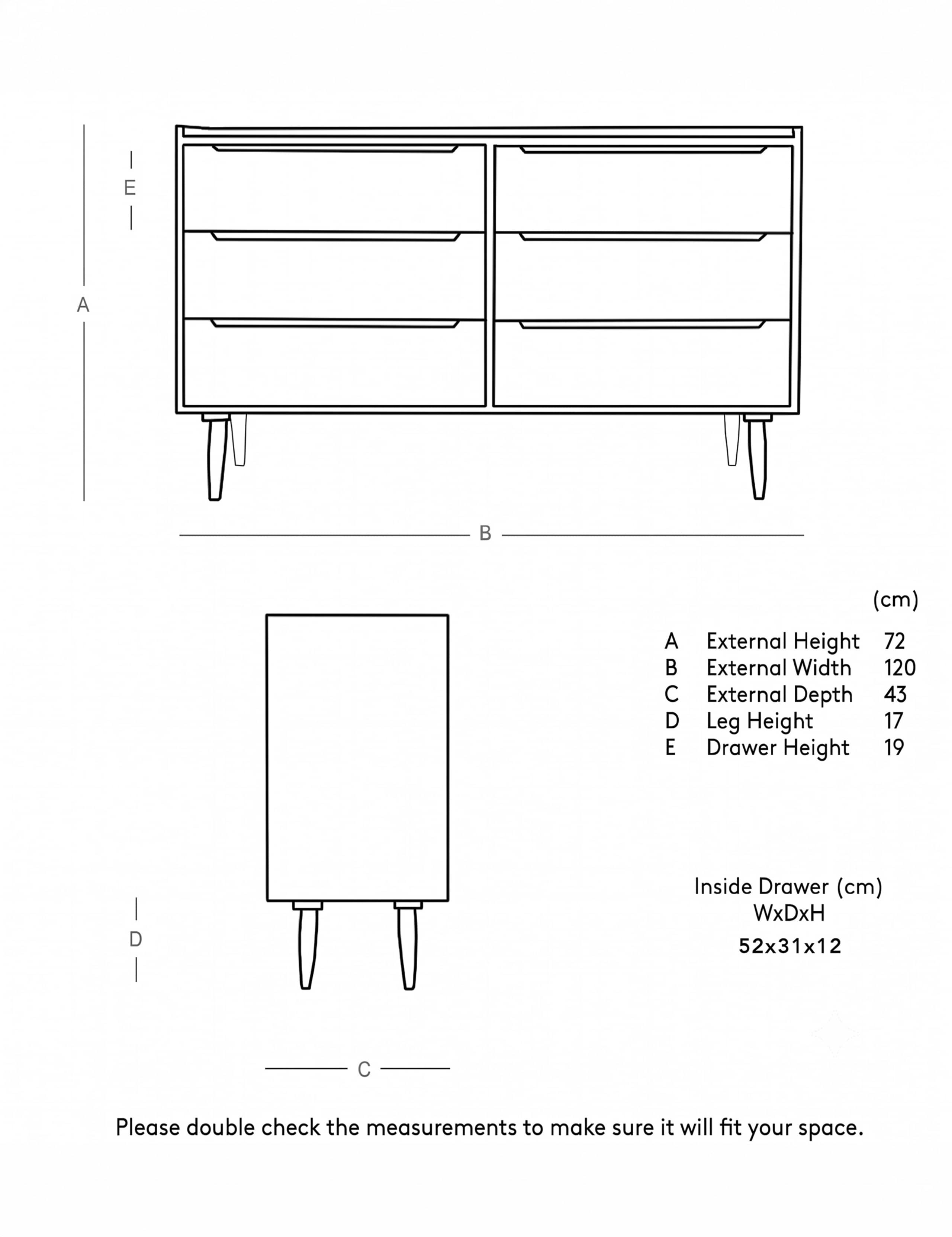 Southwark 6 Drawer Chest 5 of 5