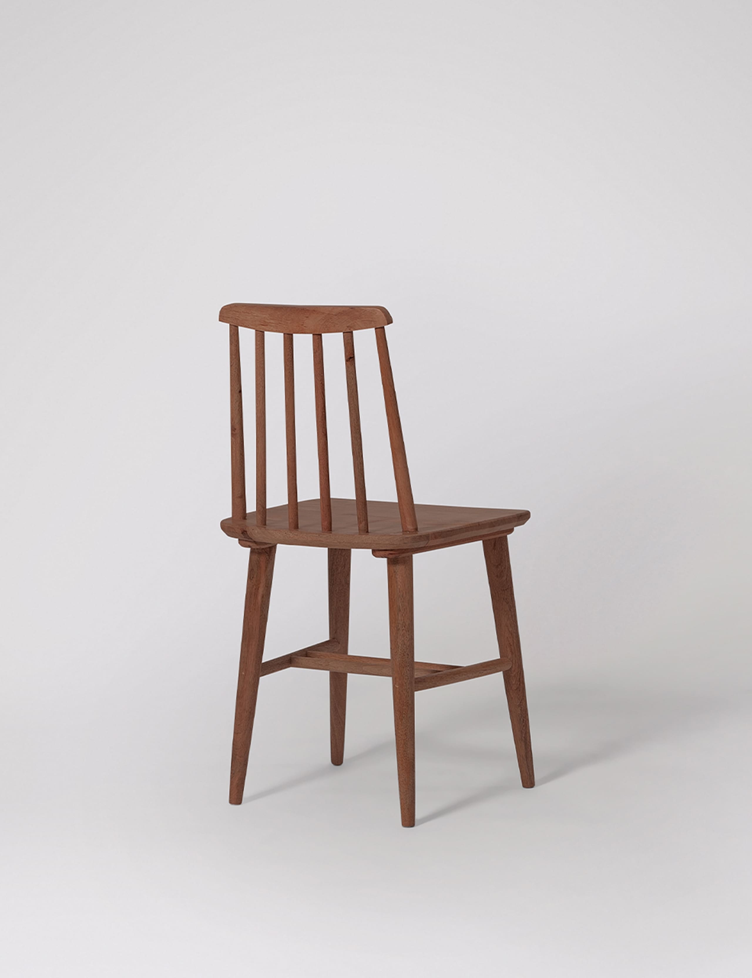 Set of 2 Ollie Acacia Wood Dining Chairs 3 of 5