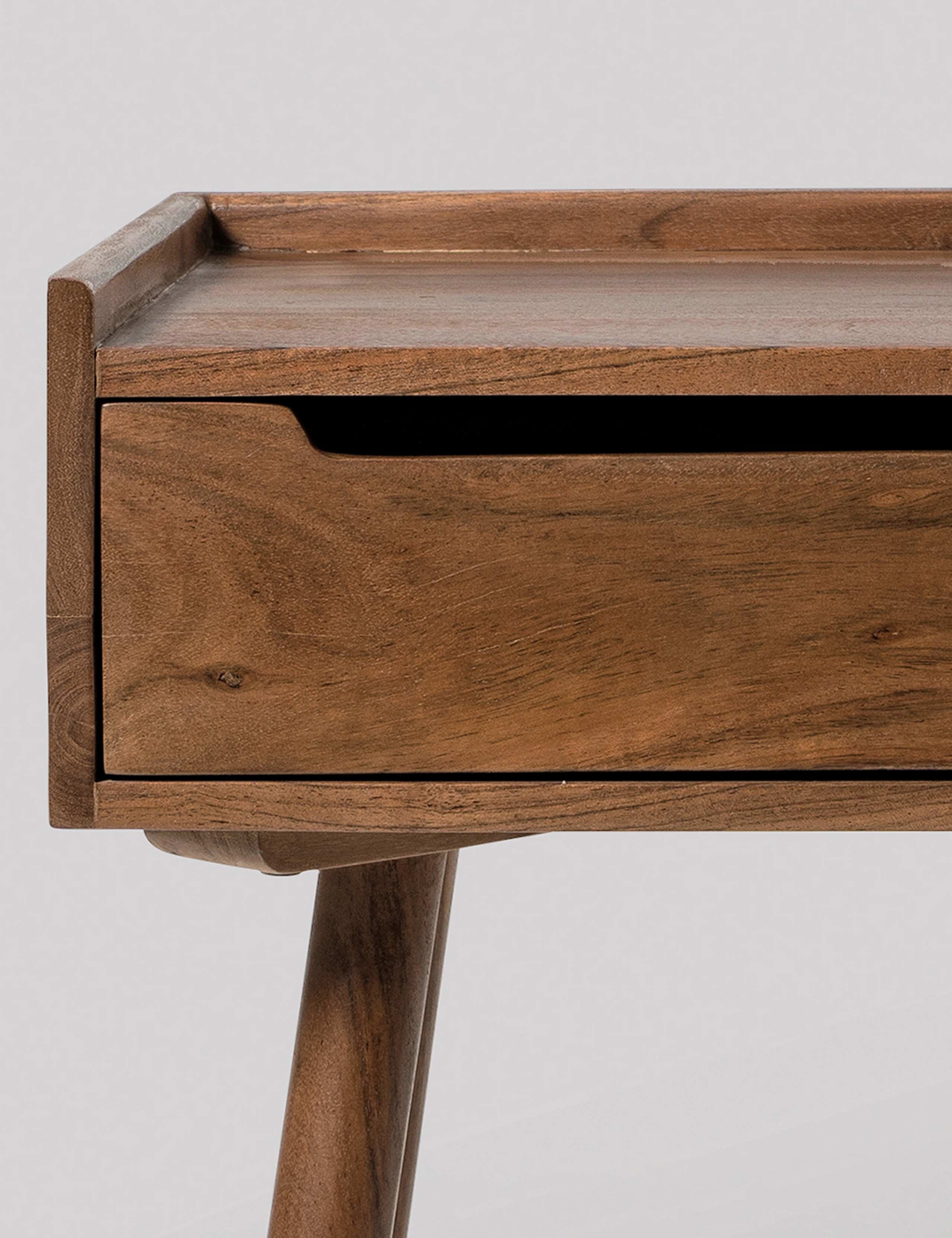 Southwark Acacia Wood Bedside Table 4 of 6
