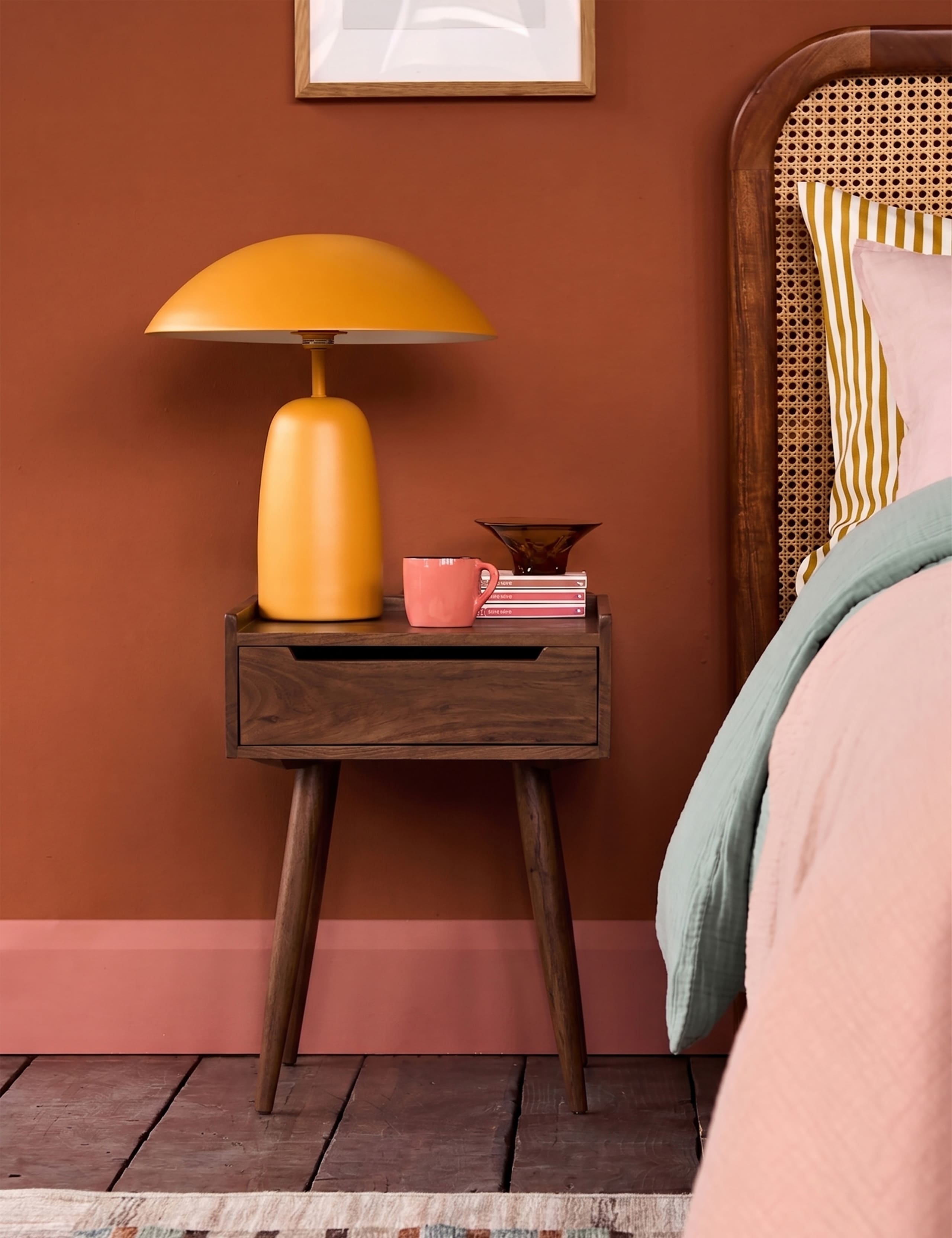 Southwark Acacia Wood Bedside Table 5 of 6