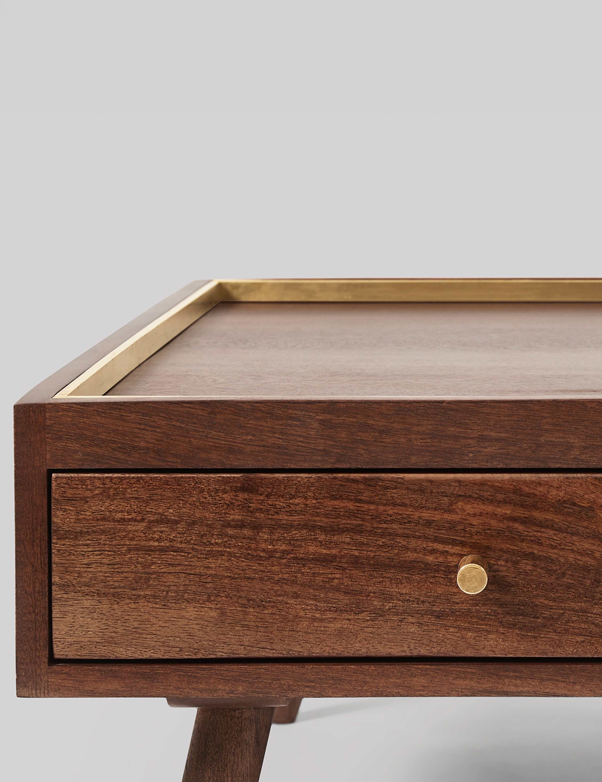 Fresco Mango Wood 1 Drawer Coffee Table 2 of 5