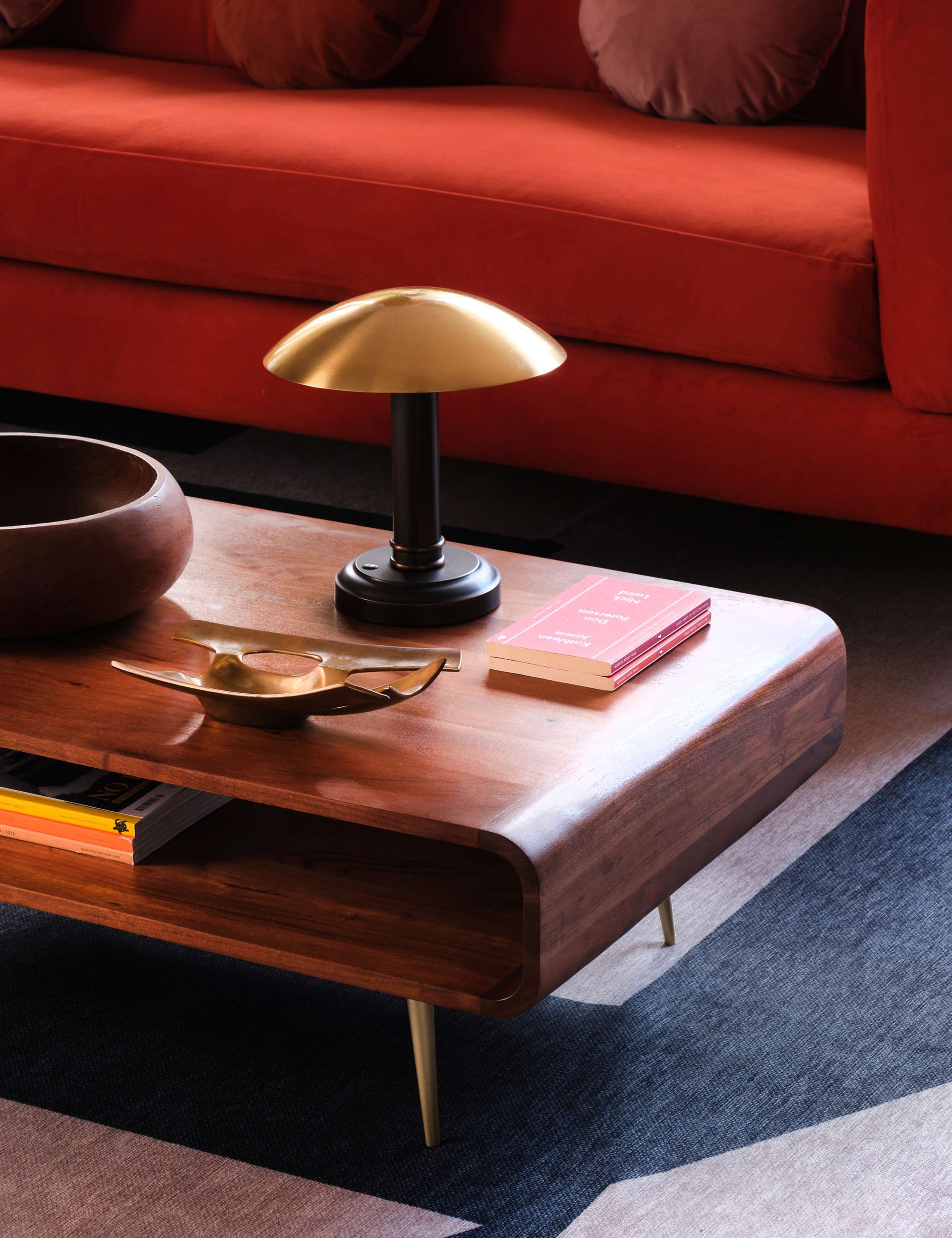 Harring Acacia Wood Coffee Table 5 of 6