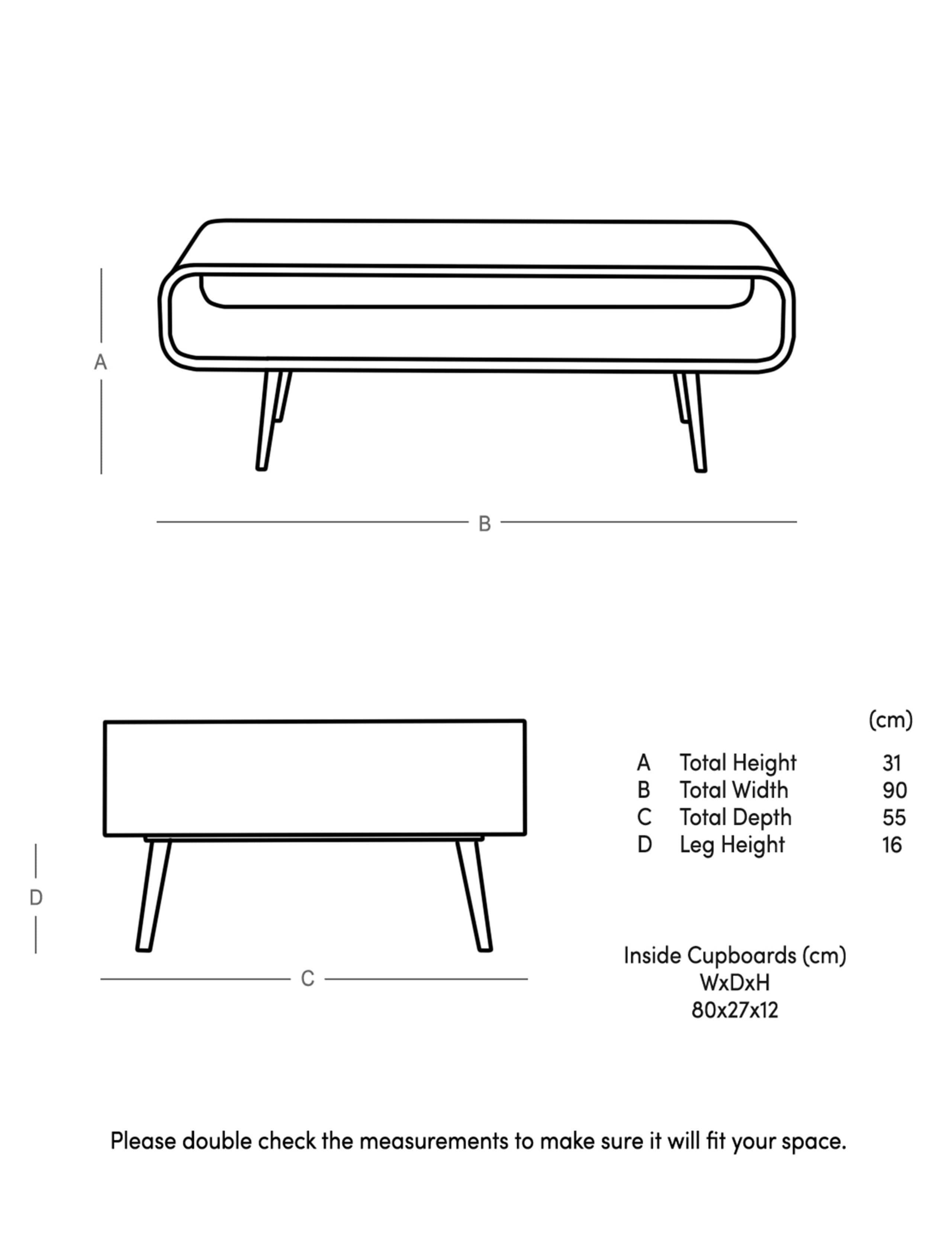 Harring Acacia Wood Coffee Table 6 of 6