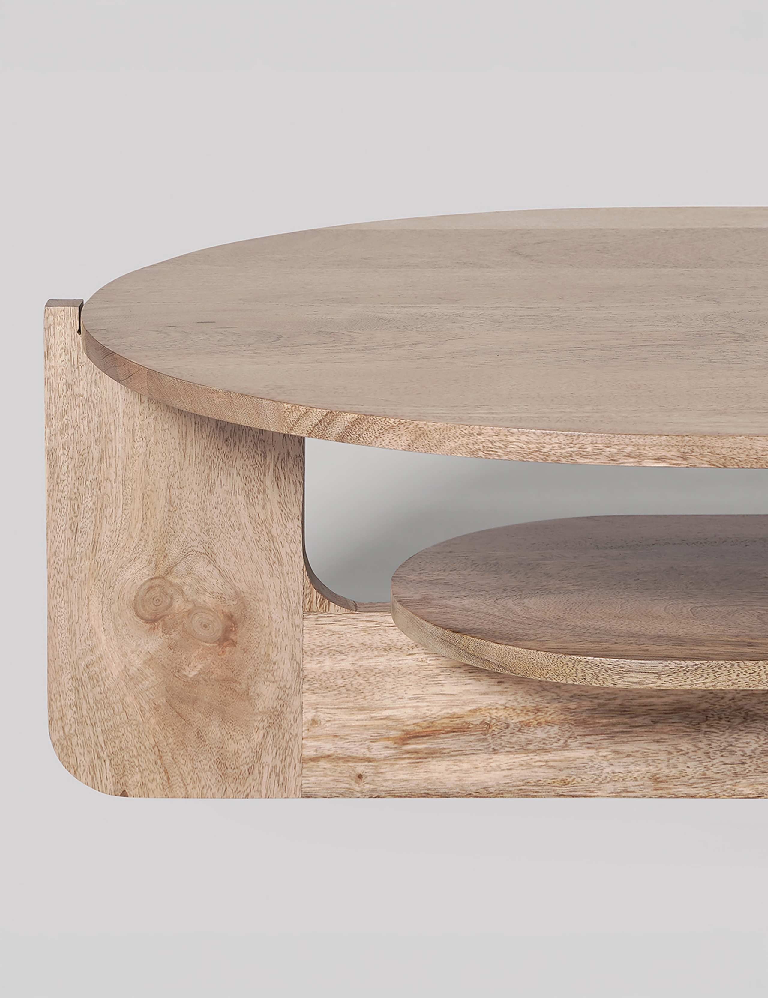 Medway Mango Wood Coffee Table 3 of 5