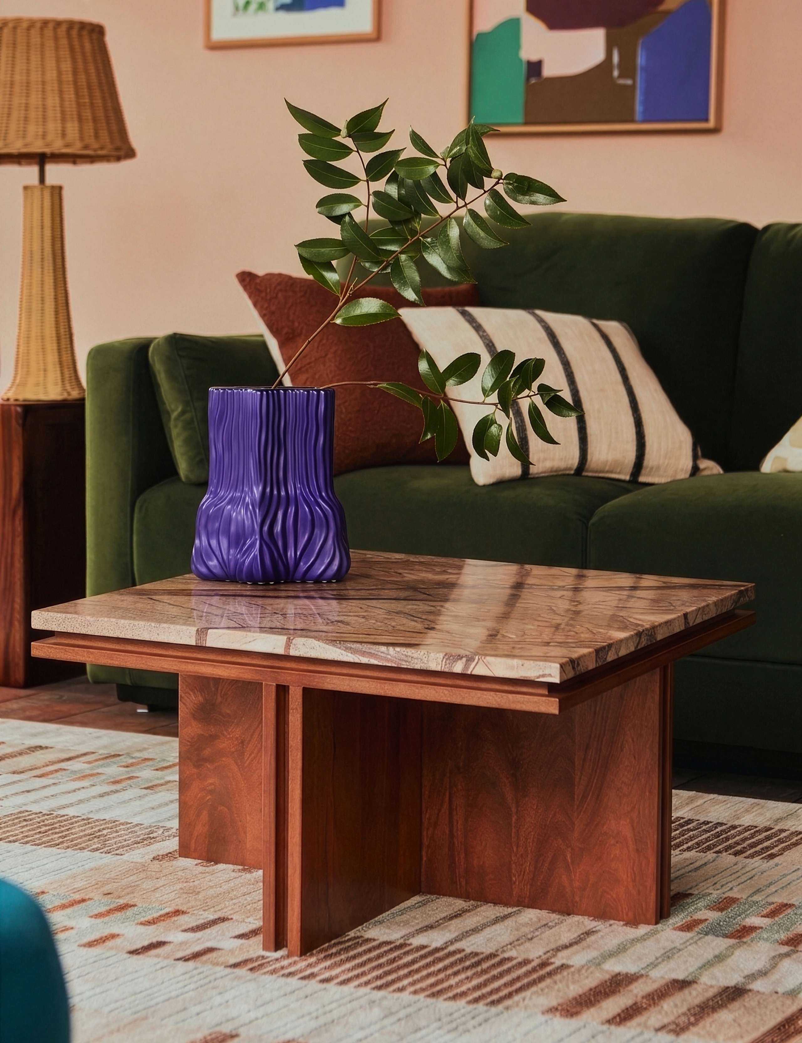 Compton Marble Coffee Table 6 of 7