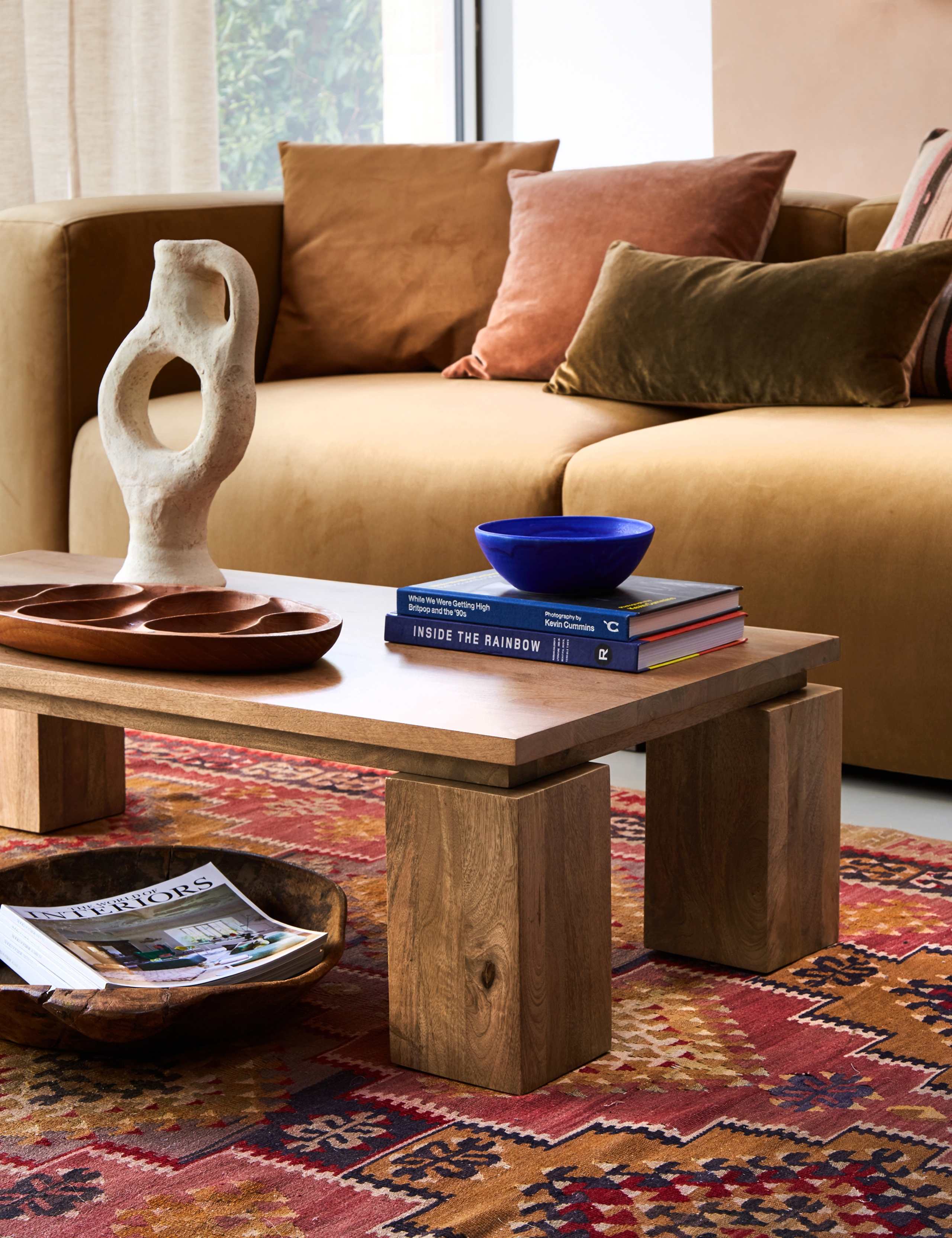 Kennet Mango Wood Coffee Table 5 of 6