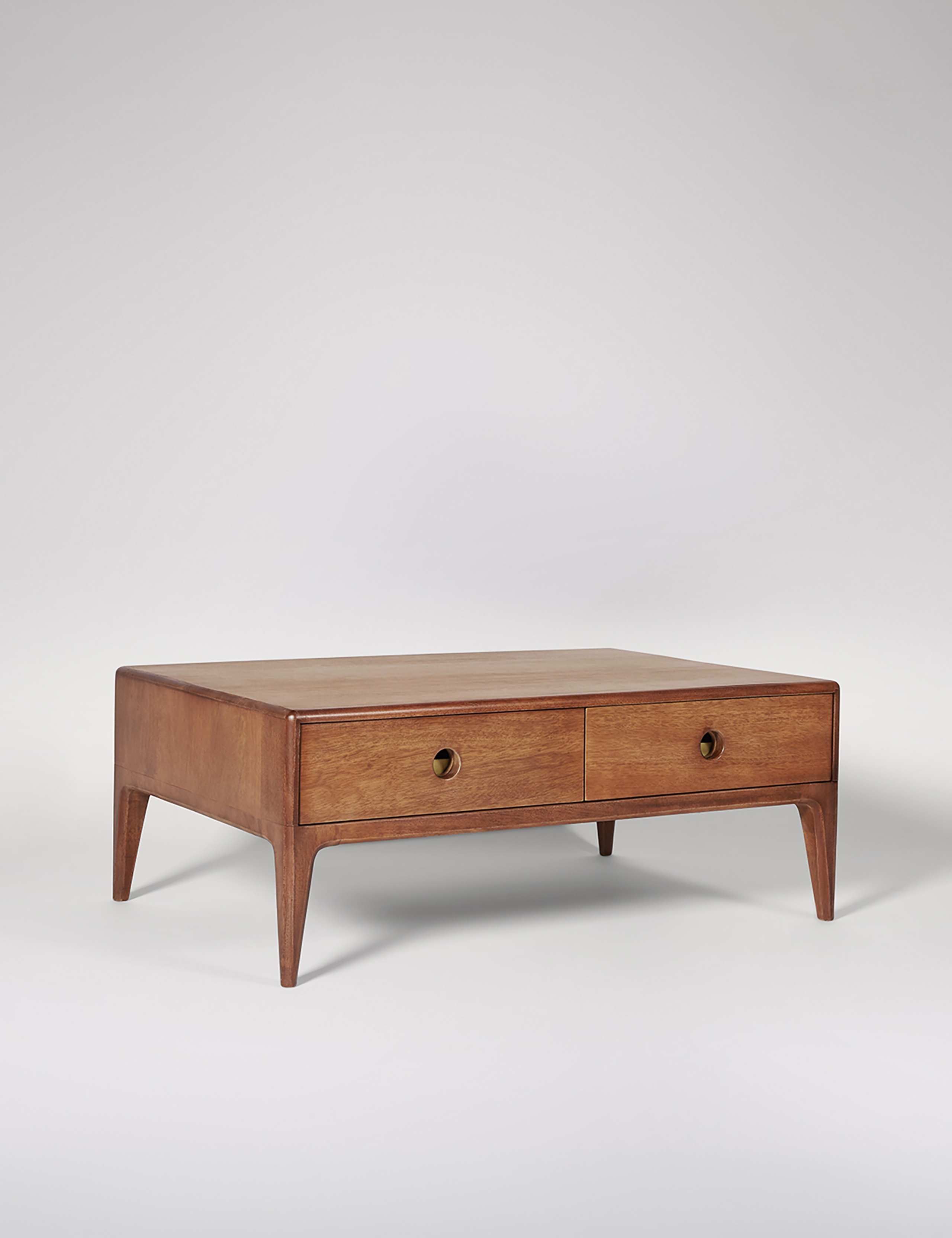 Nyhavn Mango Wood 2 Drawer Coffee Table 4 of 6