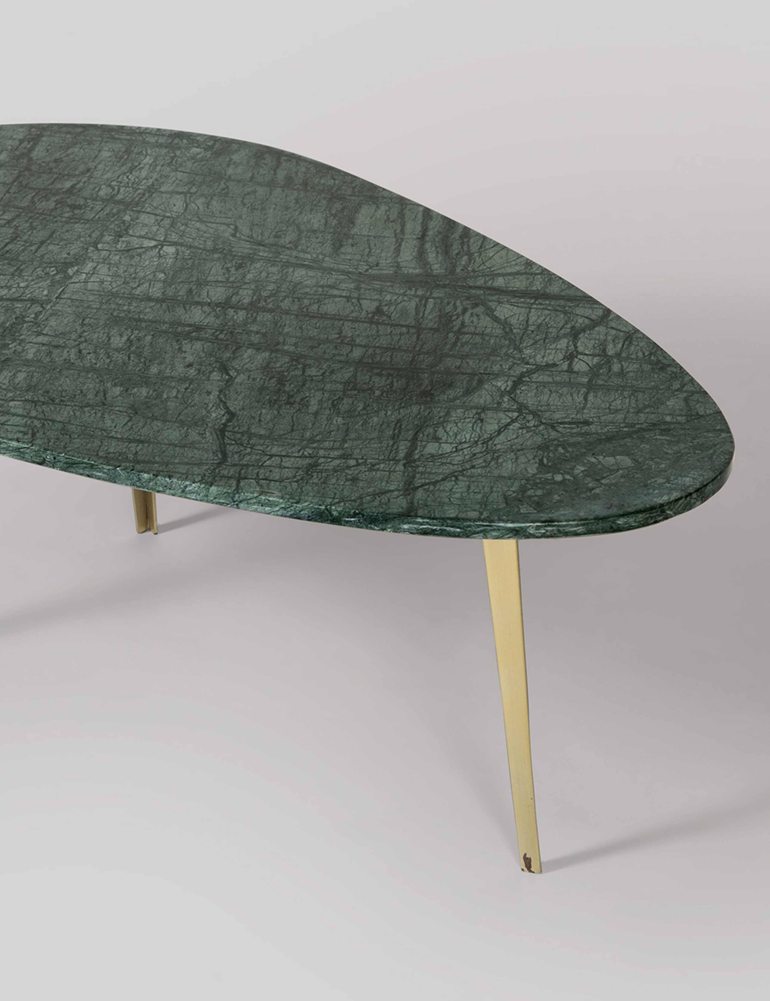 Kitson Green Marble Coffee Table 2 of 5