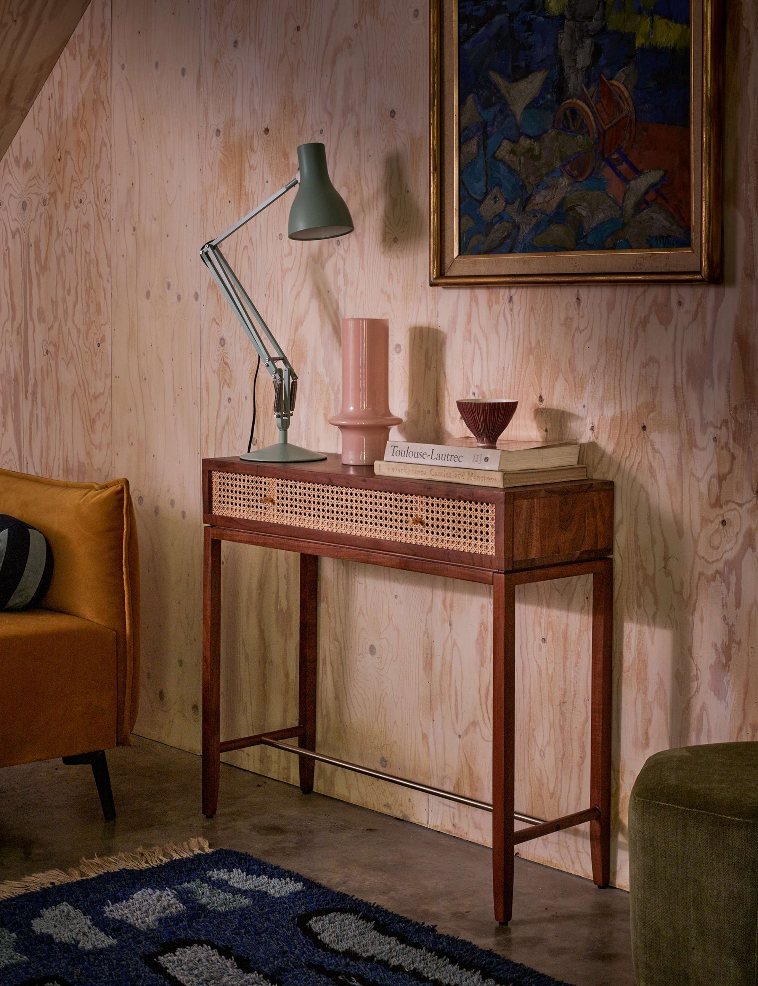 Raphia Acacia Wood Console Table 5 of 6