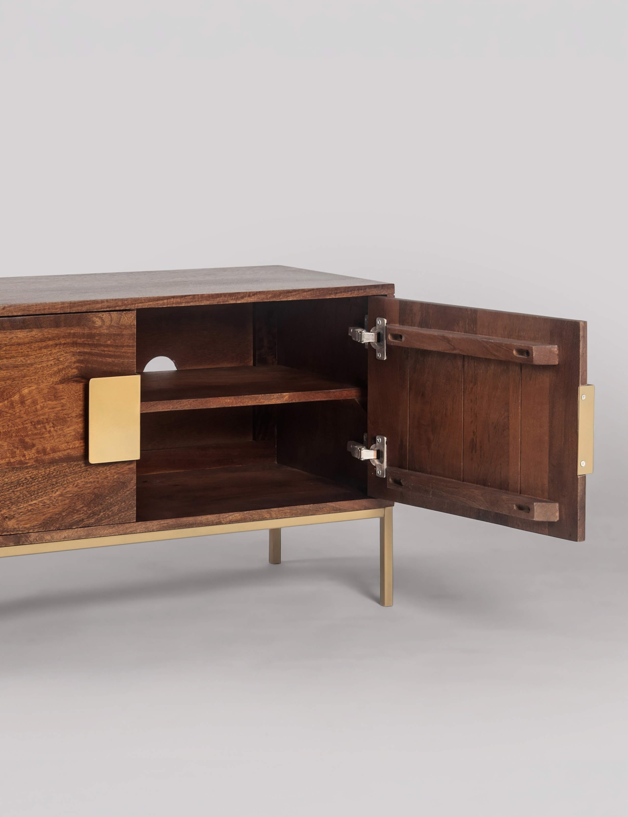 Banner Mango Wood 2 Door Media Unit 3 of 5