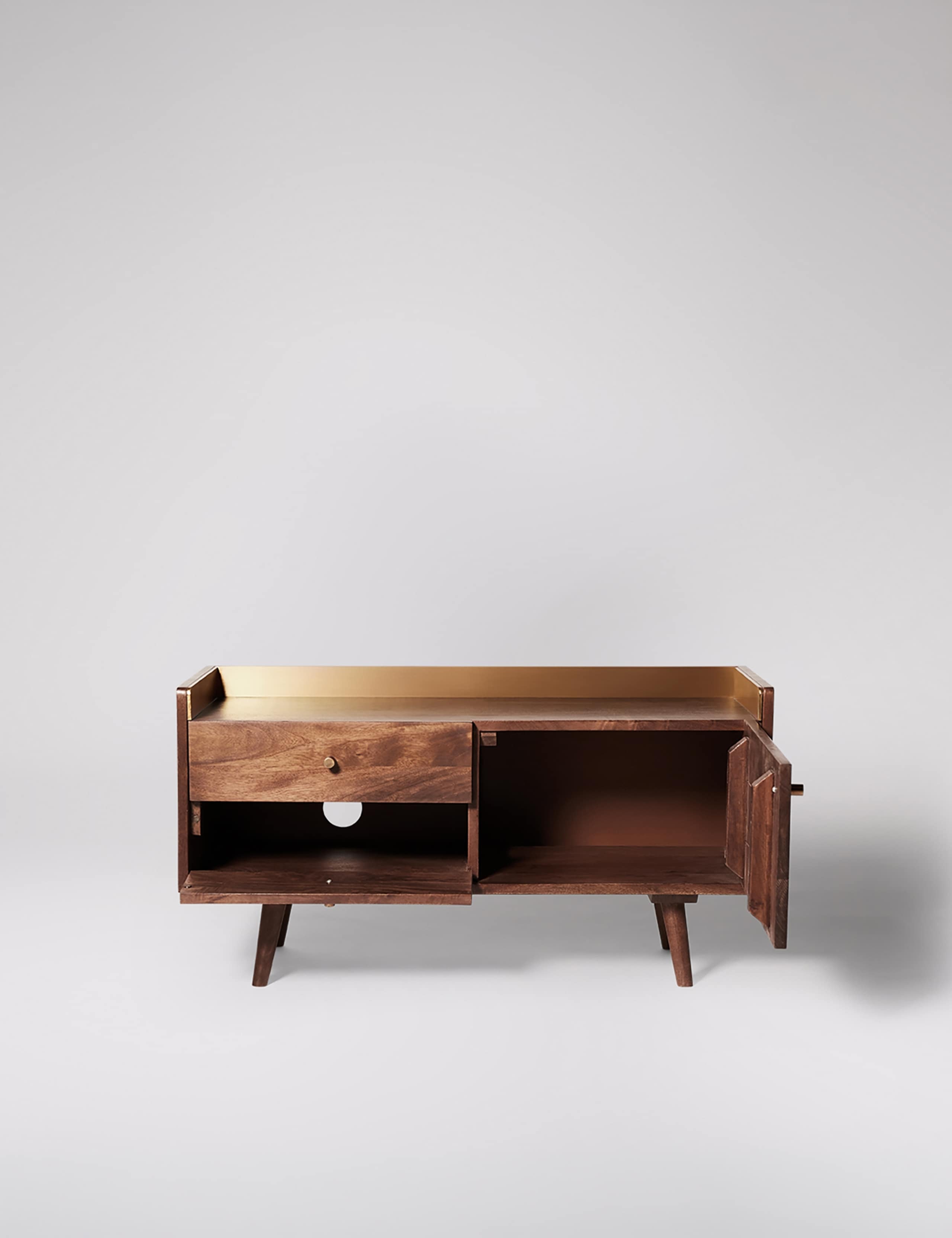 Fresco Mango Wood 2 Door TV Unit 2 of 5