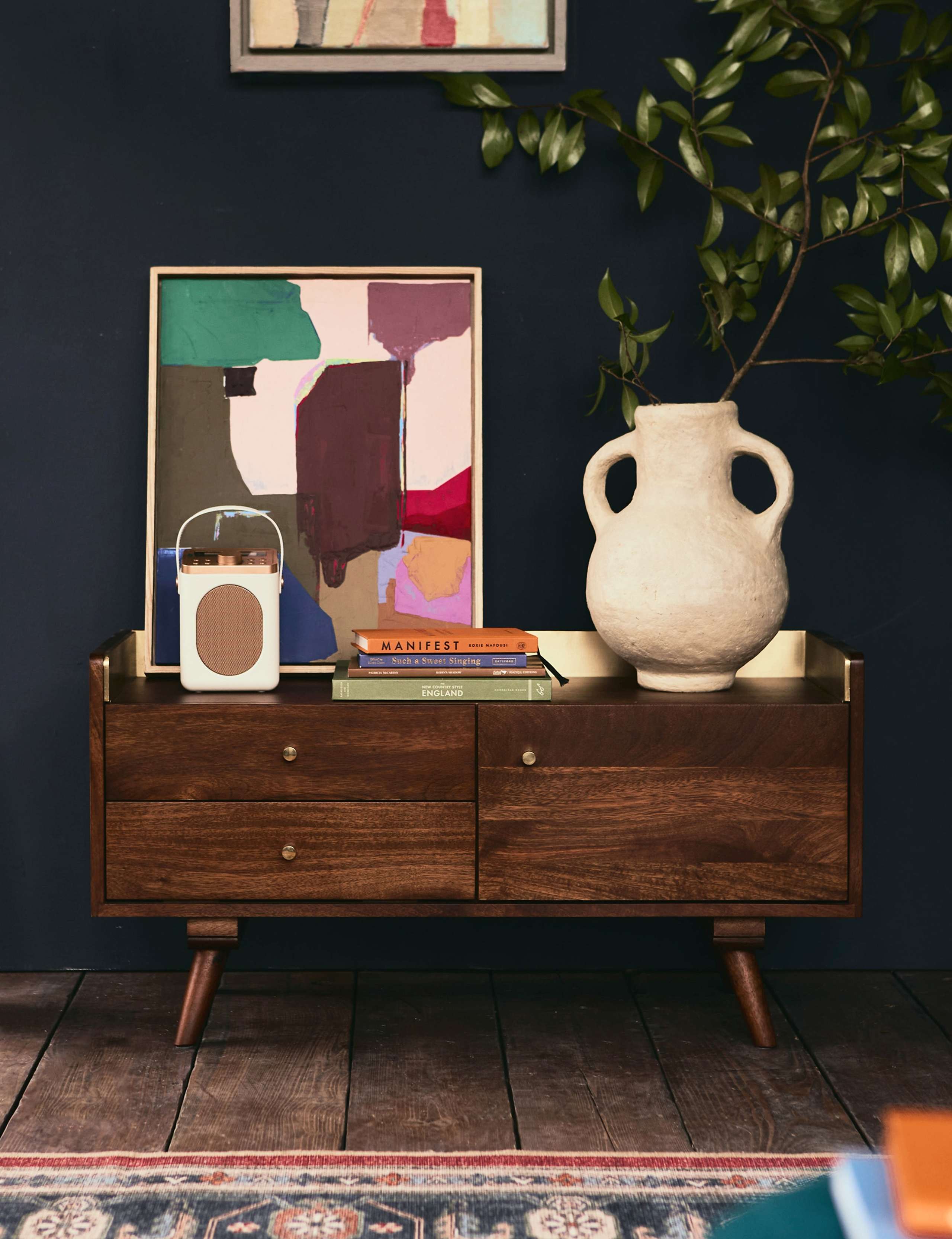 Fresco Mango Wood 2 Door TV Unit 4 of 5