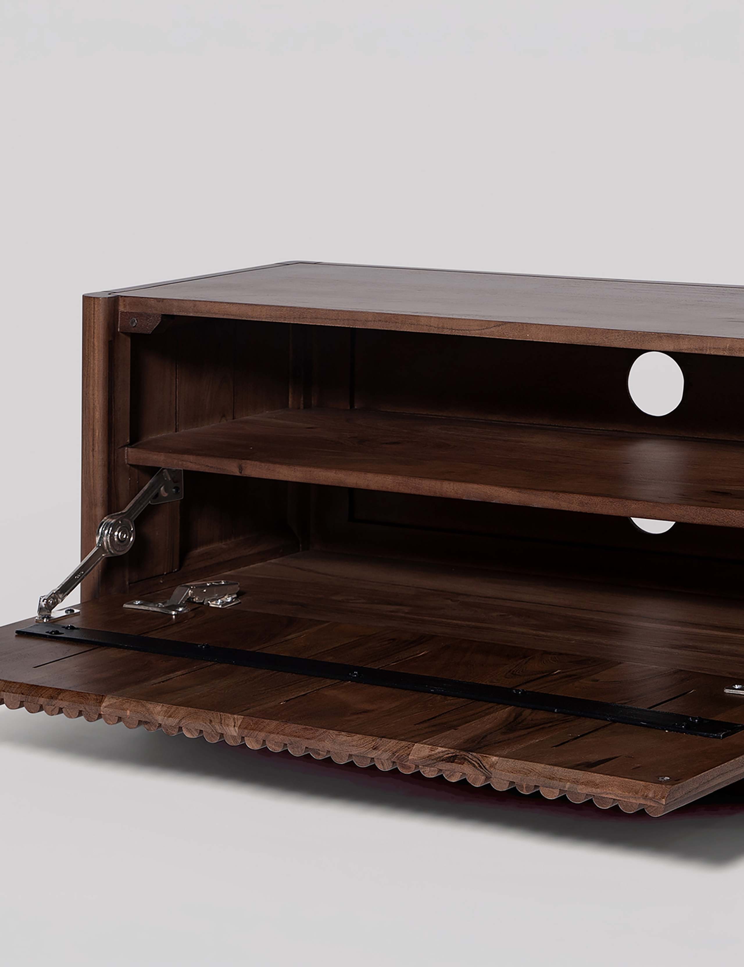 Hampstead Acacia Wood 1 Door TV Unit 3 of 5