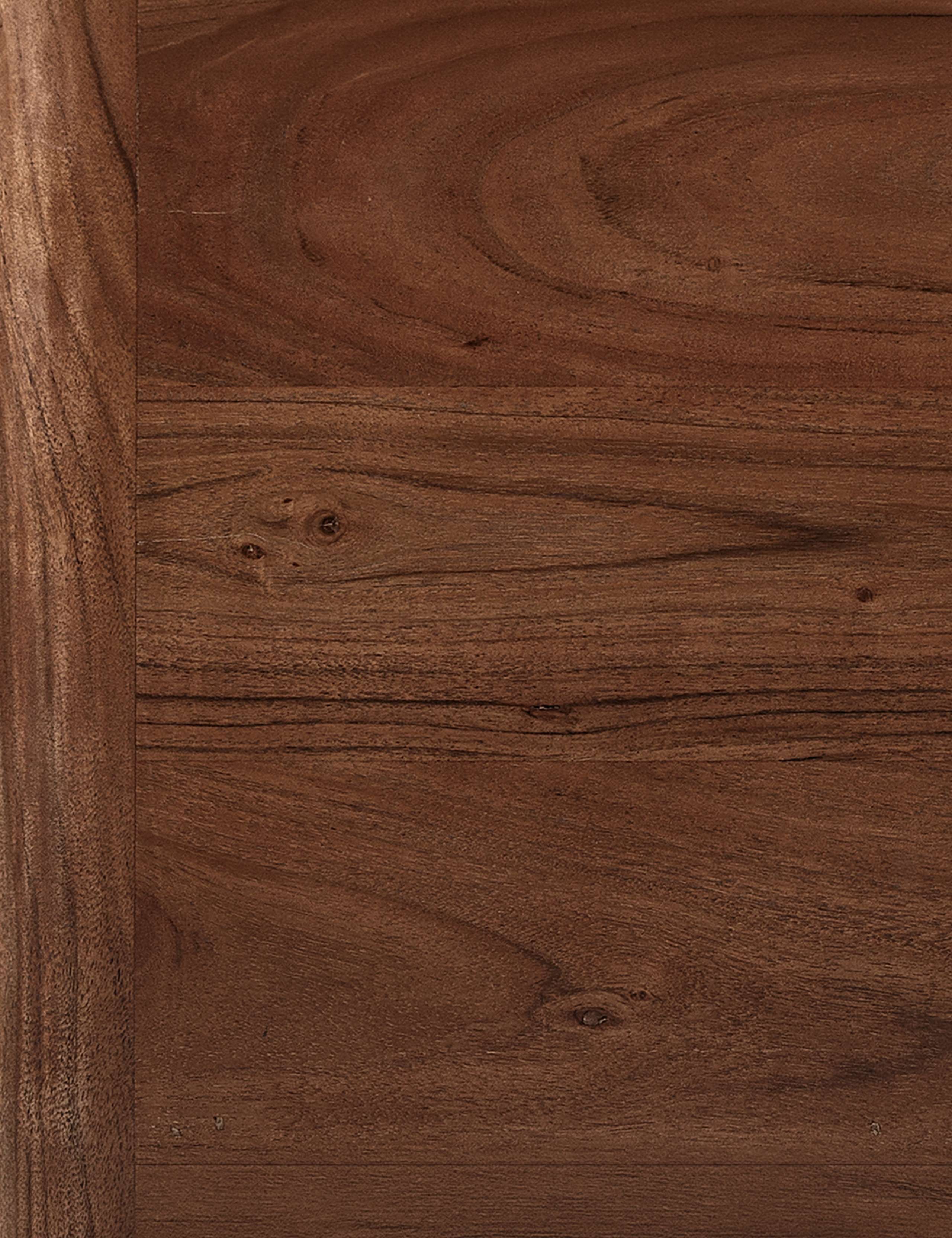 Harring Acacia Wood Media Unit 4 of 5