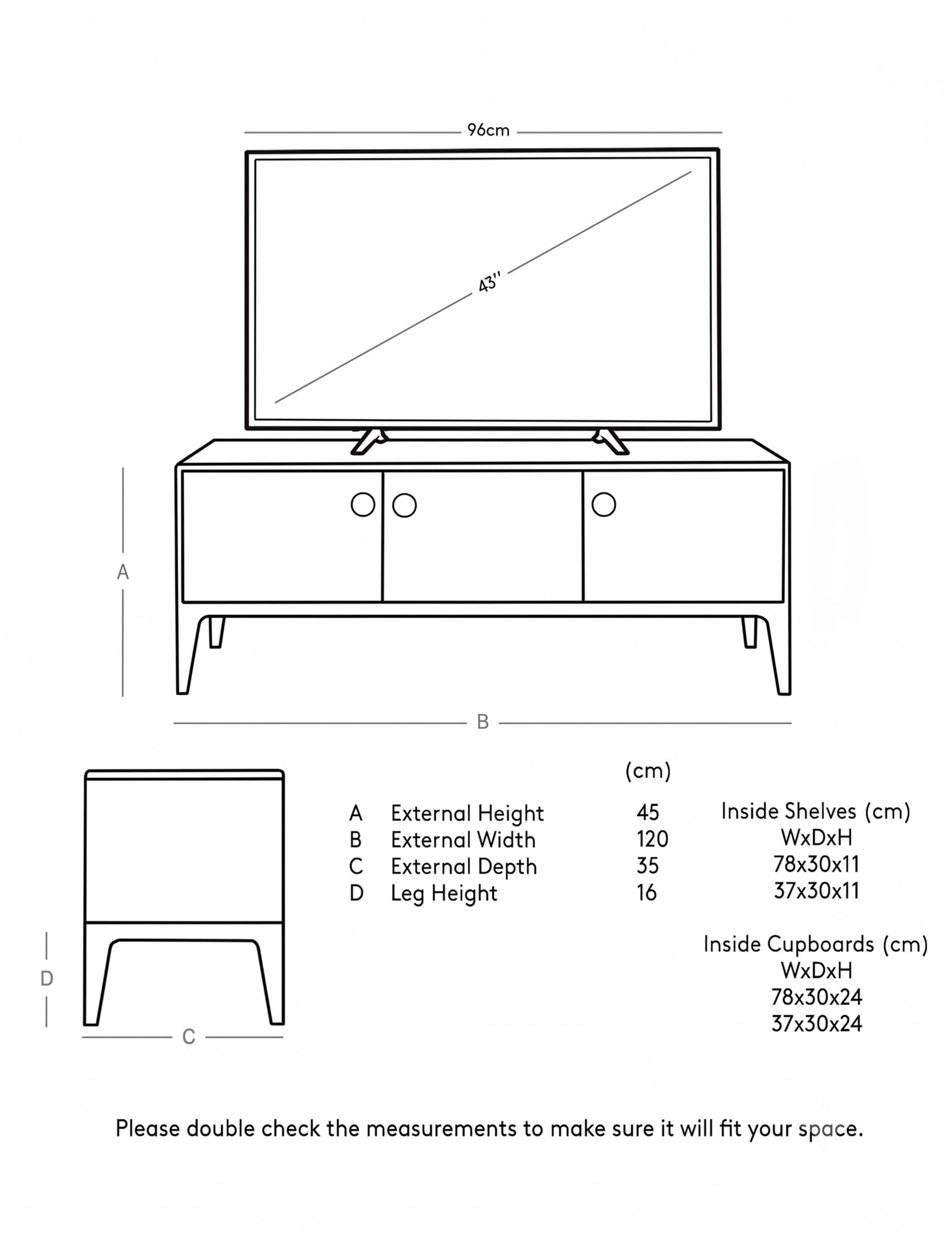 Nyhavn Mango Wood TV Unit 6 of 6