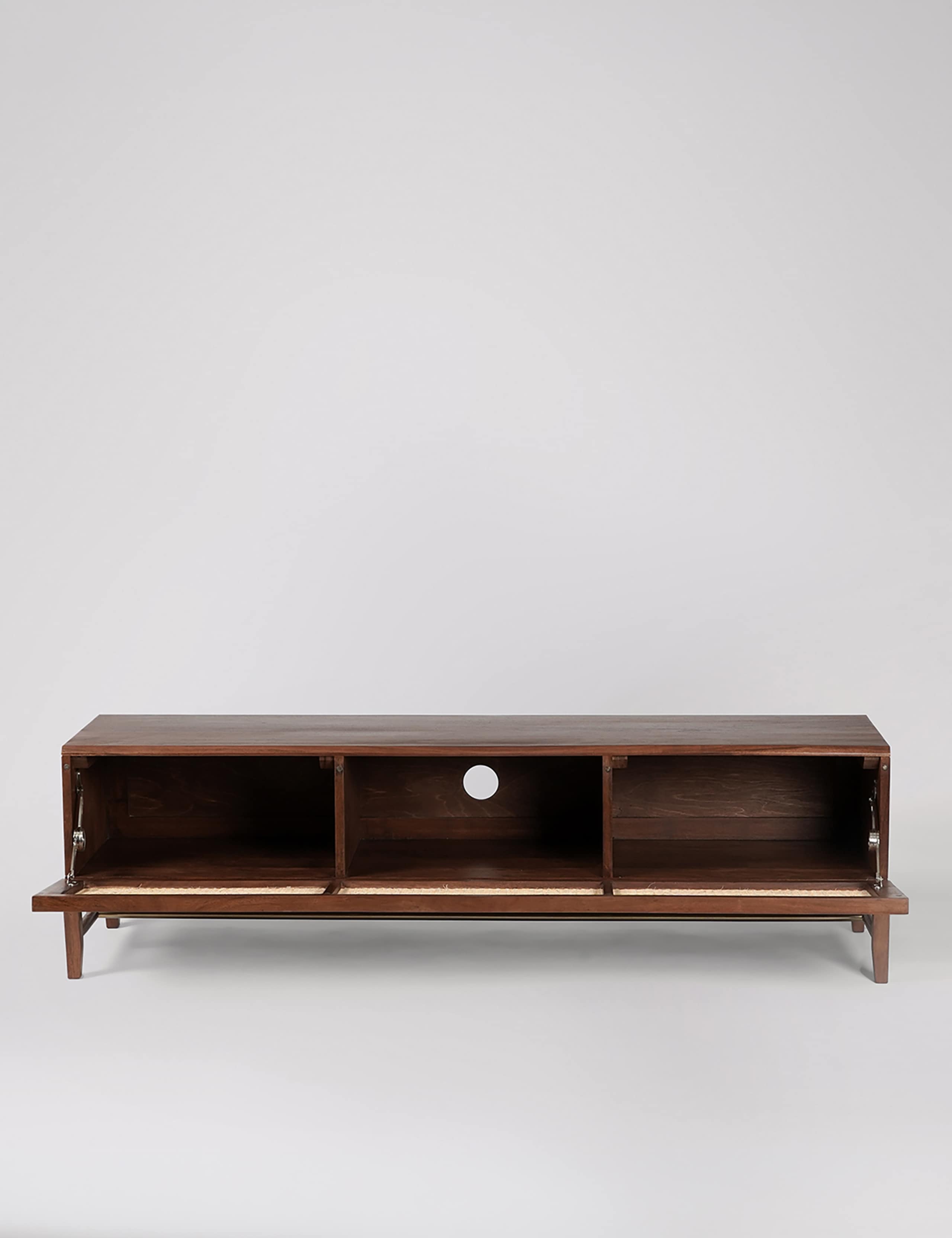 Raphia Rattan 1 Door Media Unit 2 of 6