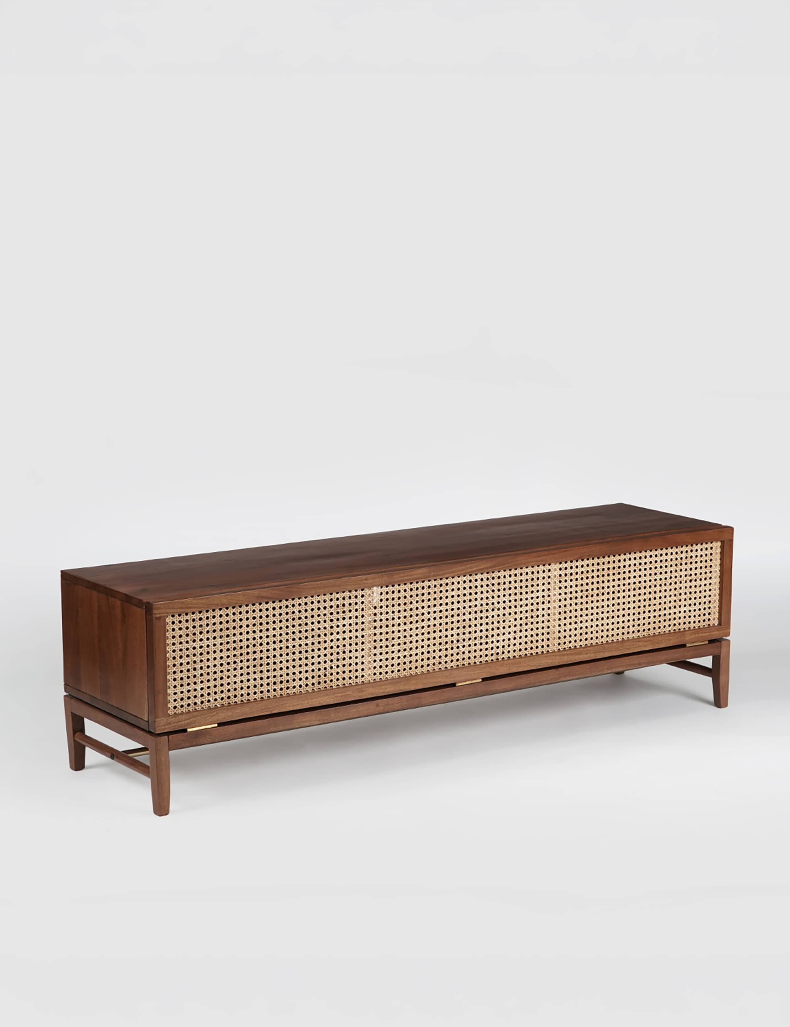 Raphia Rattan 1 Door Media Unit 3 of 6
