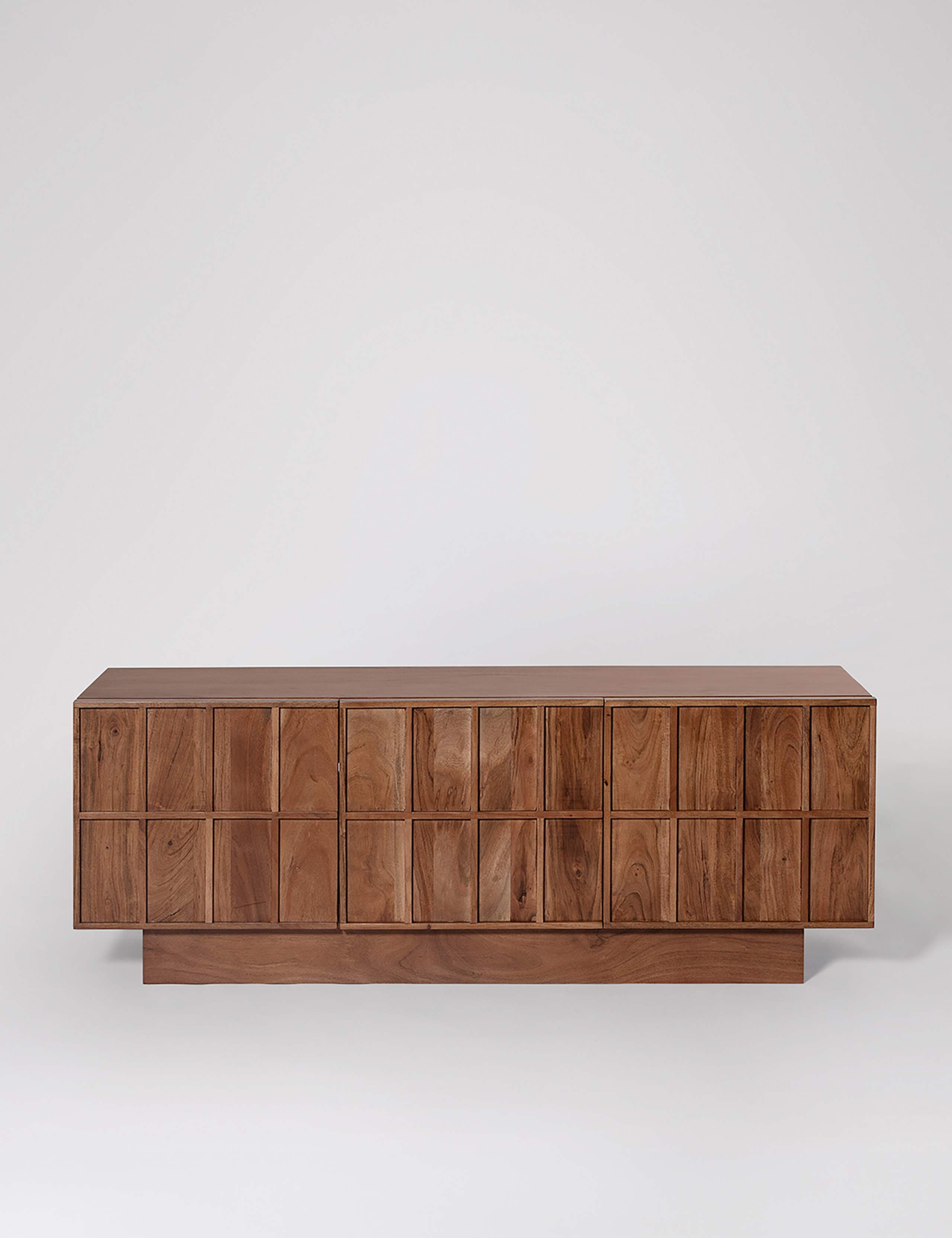 Sandon Acacia Wood TV Unit 1 of 5